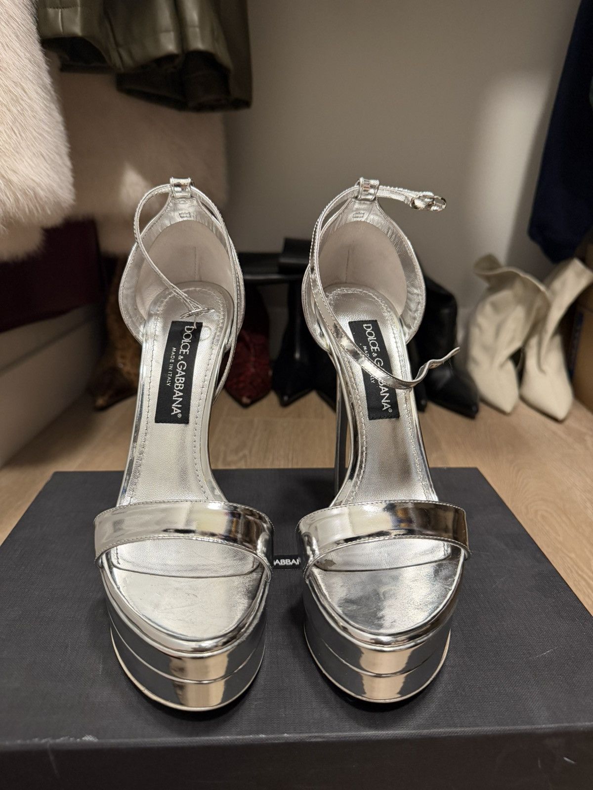 Dolce & Gabbana Dolce & Gabbana Platform Sandals Size US 9.5 / IT 39.5 - 4 Thumbnail