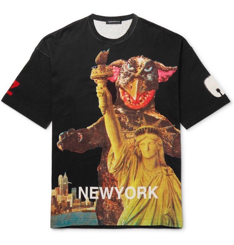 Jun Takahashi × Undercover Undercover - Oversized “New York” Print Cotton-Jersey TShirt Size US M / EU 48-50 / 2 - 3 Thumbnail
