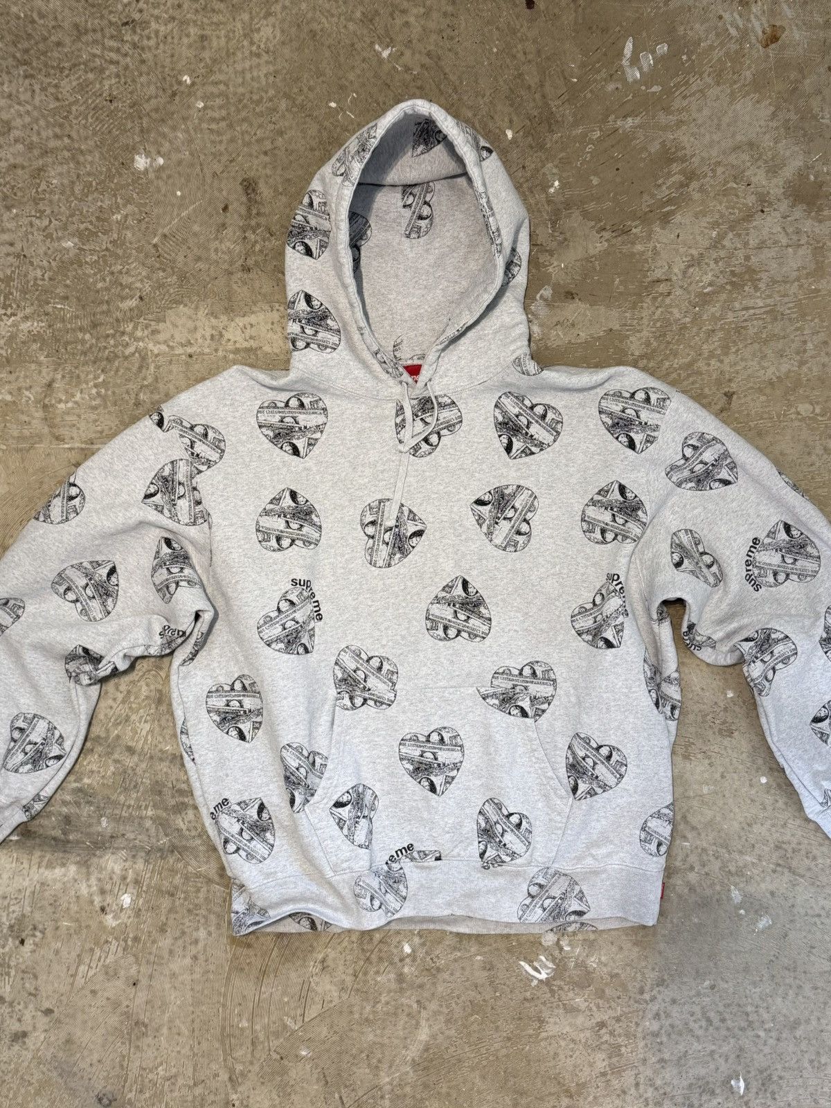 Supreme Love Cash hoodie XL