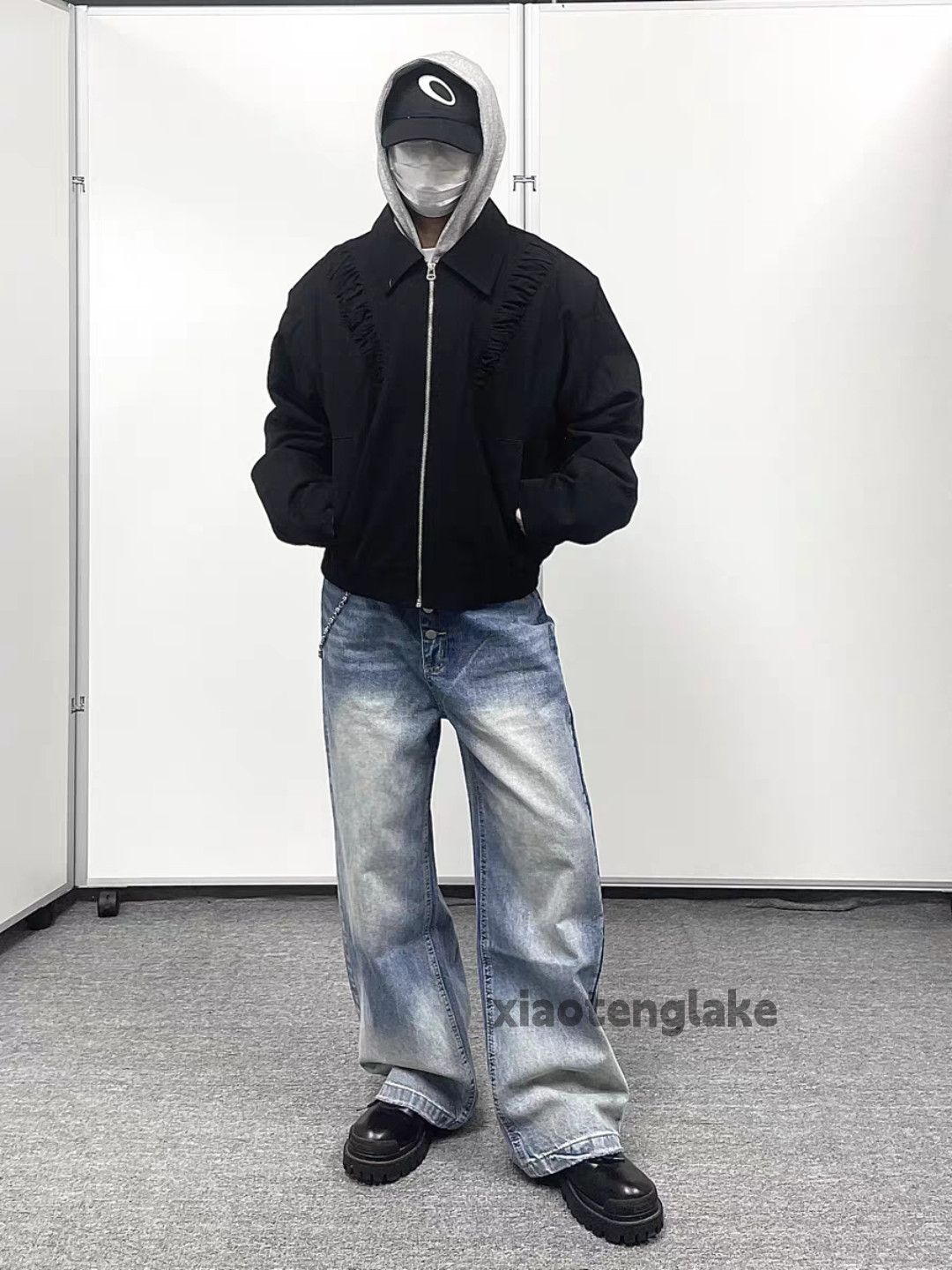 Jean × Vintage Unisex washed faded loose baggy y2k hiphop jeans Size US 32 / EU 48 - 9 Thumbnail
