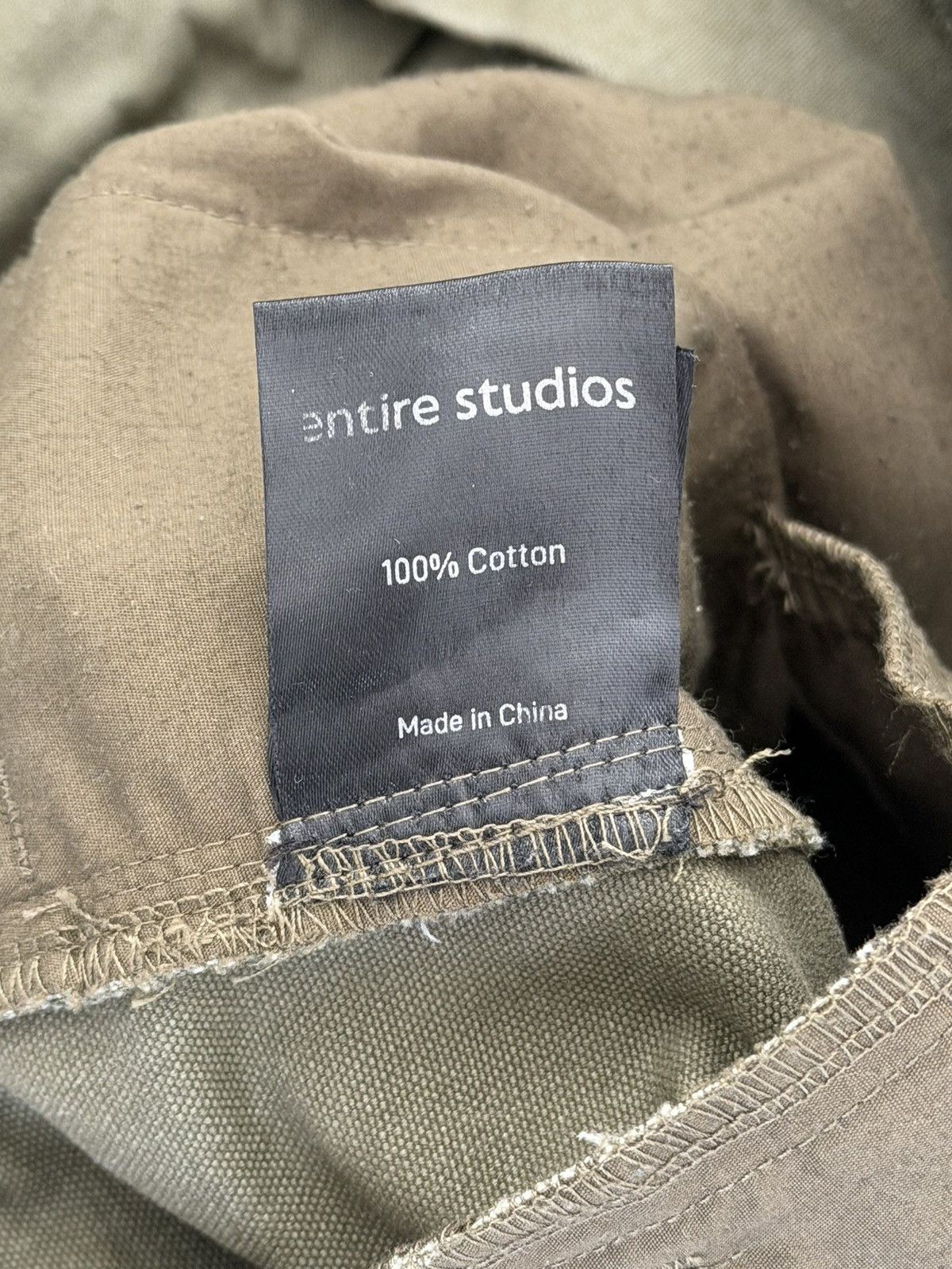 Entire Studios Entire Studios Heavy Canvas Wide Leg Cargo Pants 36 Size US 36 / EU 52 - 4 Thumbnail