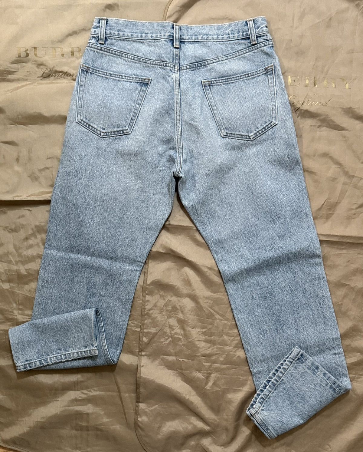 RRR-123 RIVINGTON roi Rebis Men Monogram Straight-Leg Jeans size 32 Size US 32 / EU 48 - 7 Thumbnail