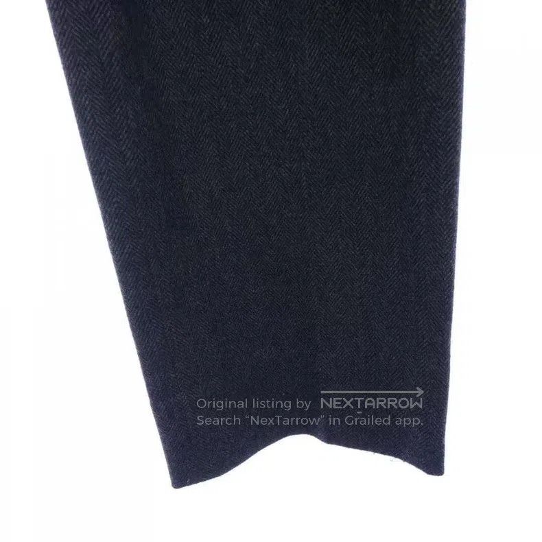 Hermes Hermes Cashmere Wool Blend Double-Sided Zipper Pants with Size 42" / US 20 - 3 Thumbnail