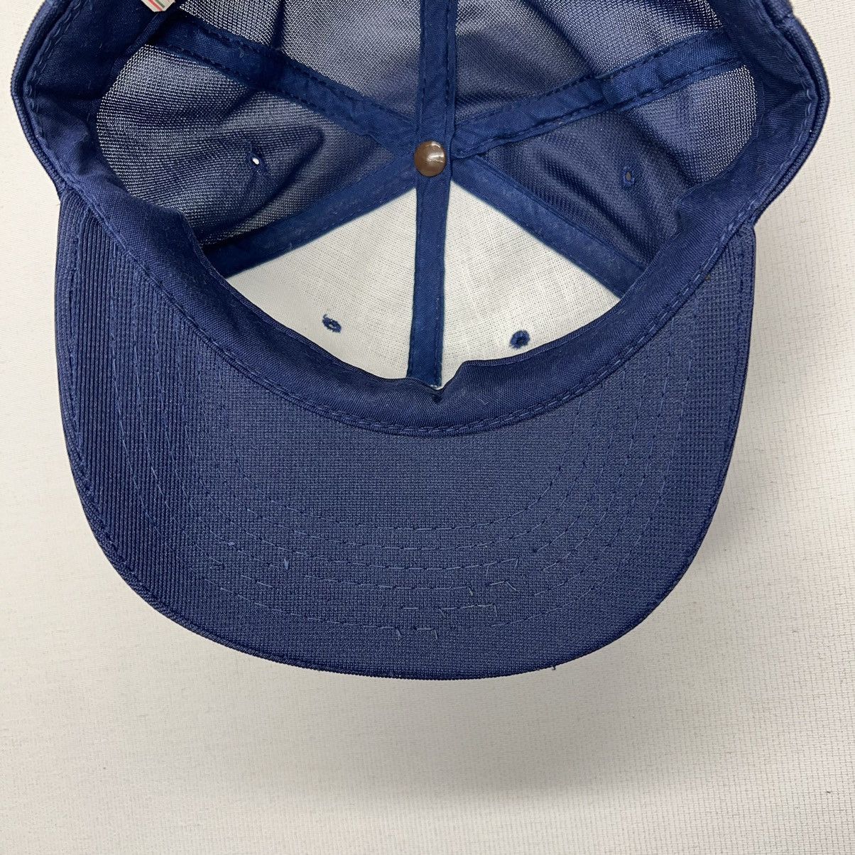 Vintage NJ State PBA Hat Blue New Jersey Trucker Snap Back Logo Cap Size ONE SIZE - 11 Thumbnail