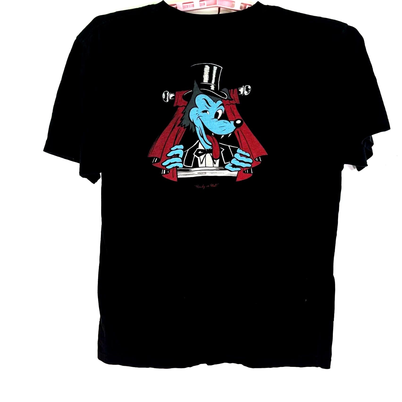 Vintage LURKVILLE T-Shirt Men’s Size L Black Graphic Tee 80s 90s Funny Ready or Not Mens Large Black Graphic Tee Size US L / EU 52-54 / 3 - 3 Thumbnail