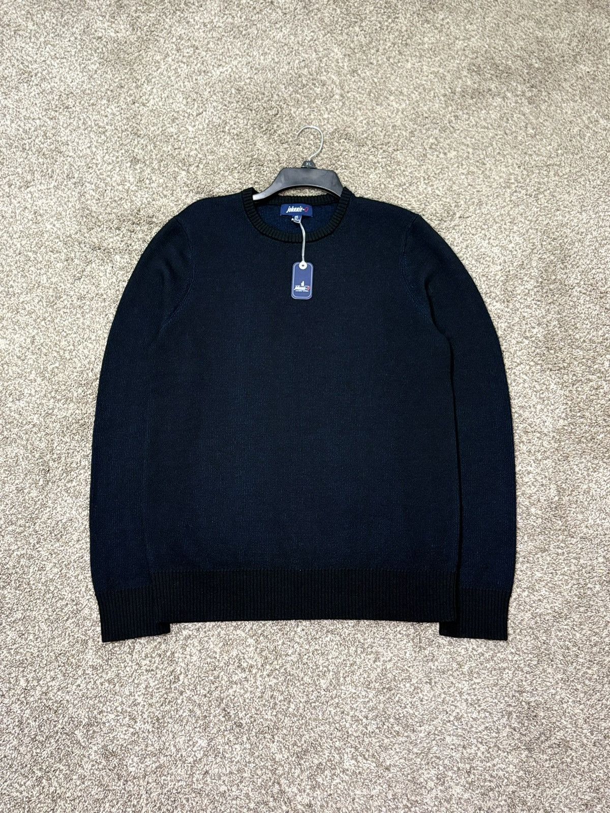 johnnie-O Johnnie-O Sweater Men’s Medium 100% Merino Wool Navy Blue Size US M / EU 48-50 / 2 - 9 Thumbnail