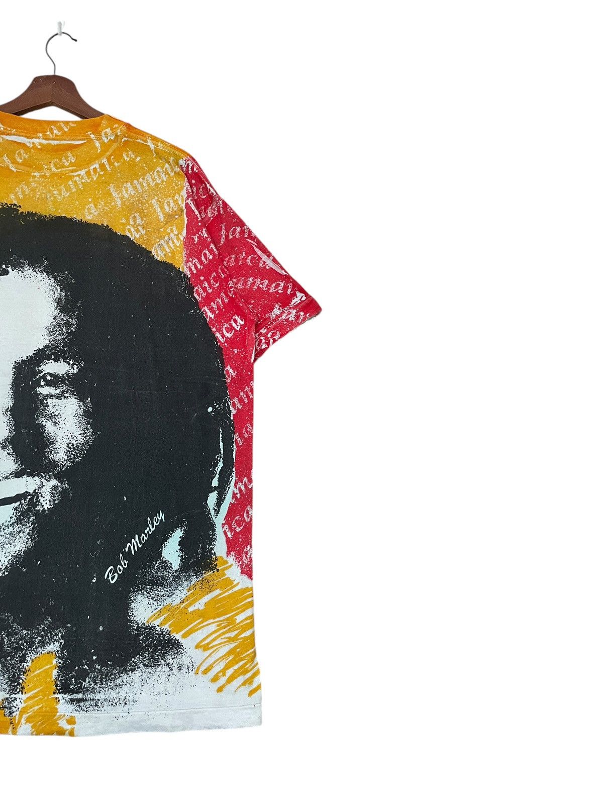 Band Tees × Vintage Vintage Bootleg Singer Bob Marley T-shirt 2000s Size US XL / EU 56 / 4 - 6 Thumbnail