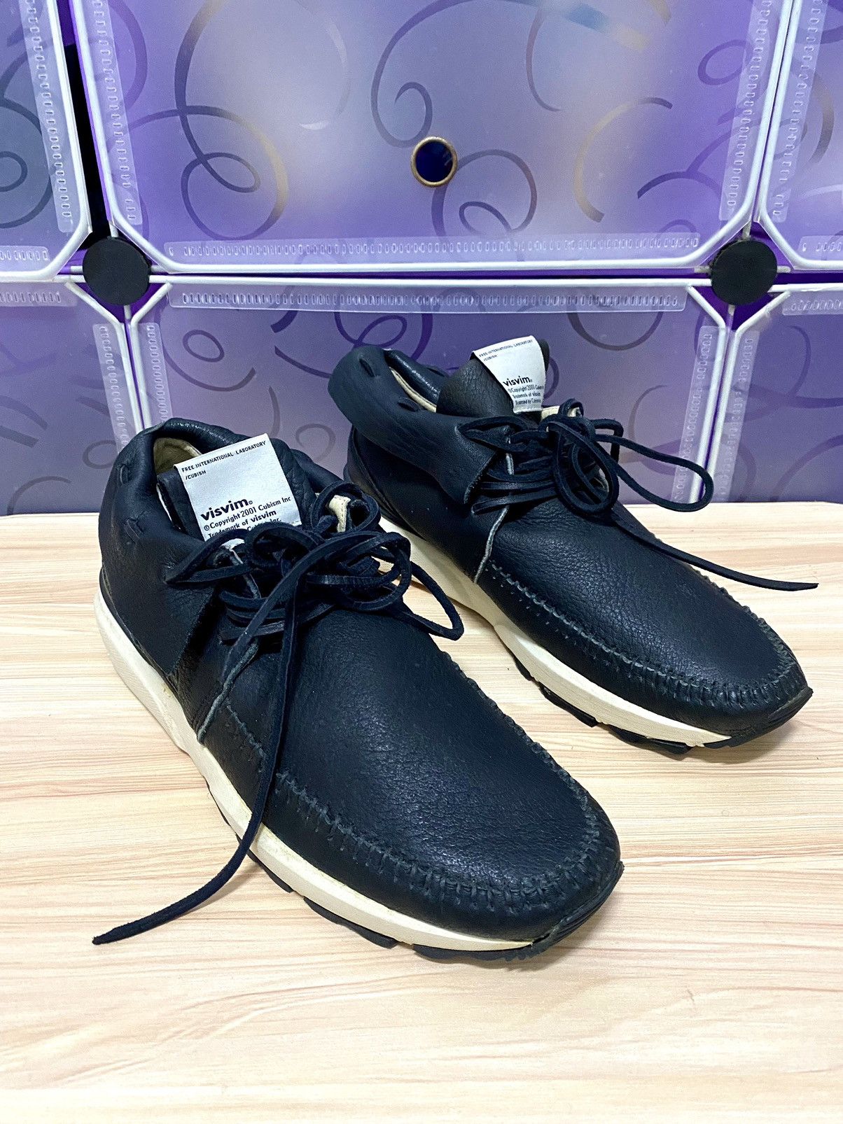 Visvim 2001 Visvim G. Reservation Black Leather shoes Size US 8 / EU 41 - 1 Thumbnail