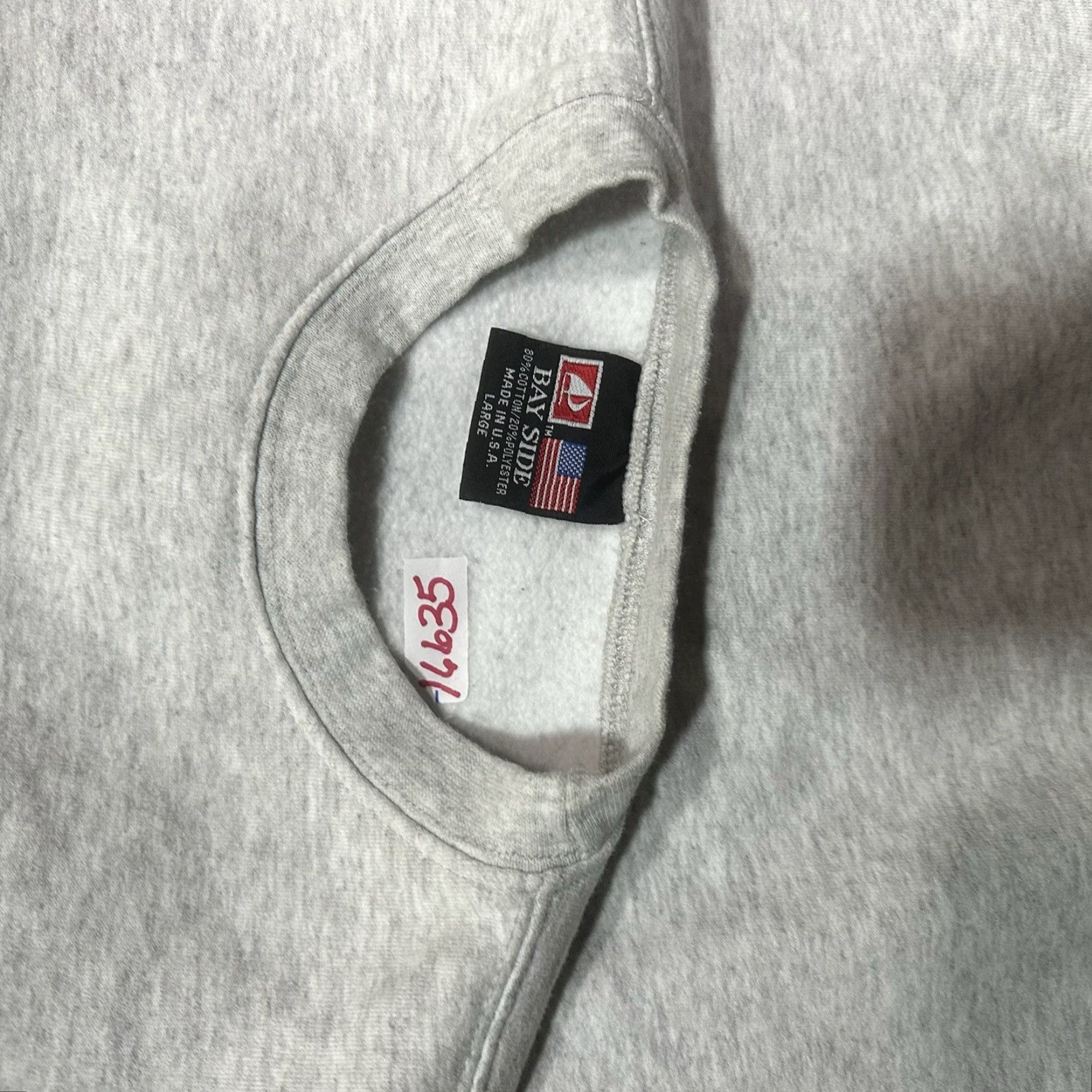 Vintage VINTAGE Bayside McCain Palin Crewneck Sweat Shirt Mens XL Gray Republicans Sweatshirt Crew Neck 90s Logo Pullover Knit Cotton Blend Solid Mens Size US XL / EU 56 / 4 - 8 Thumbnail