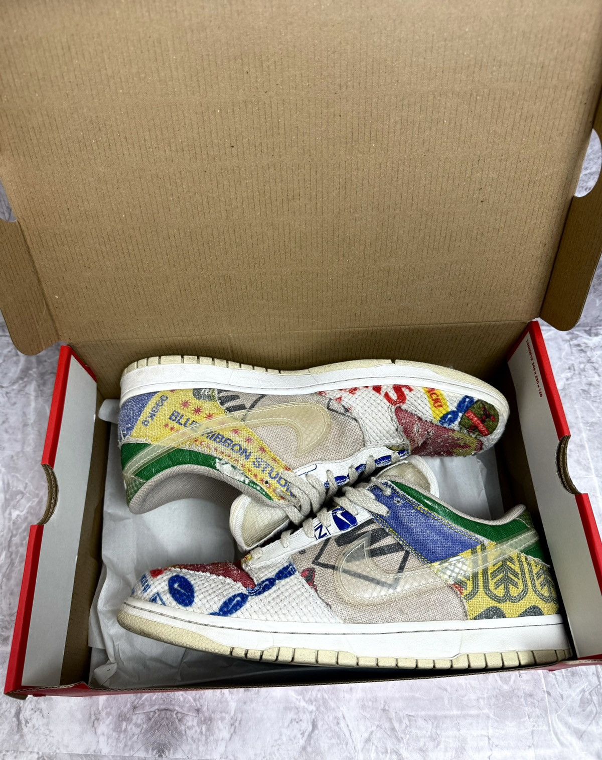 Jordan Brand × Nike Nike Dunk Low SP City Market Size US 11.5 / EU 44-45 - 1 Thumbnail