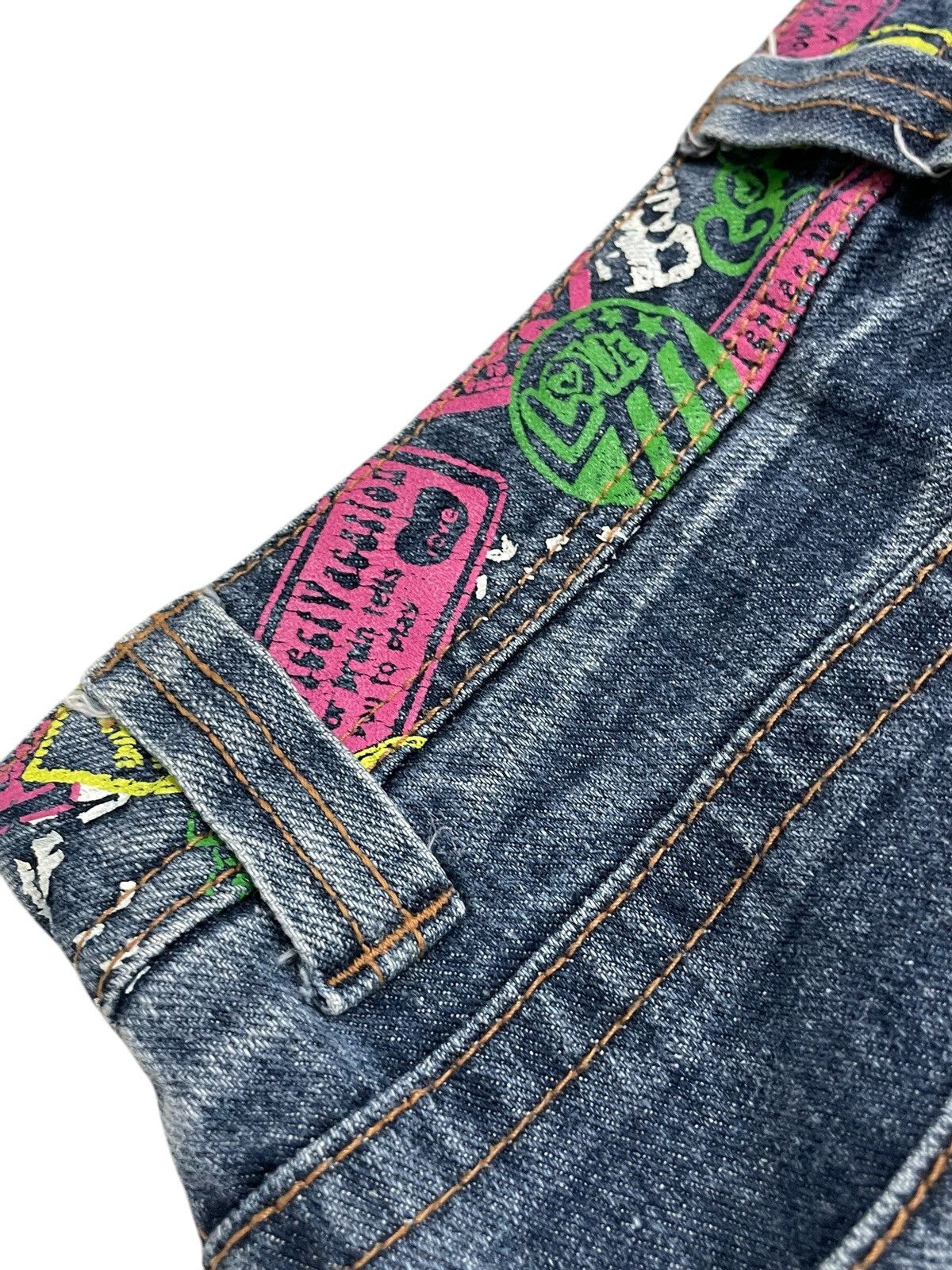 20471120 × Japanese Brand Petit Berry Graffiti Honeycomb Mark Art Clone Devgru Style Size US 28 / EU 44 - 19 Thumbnail