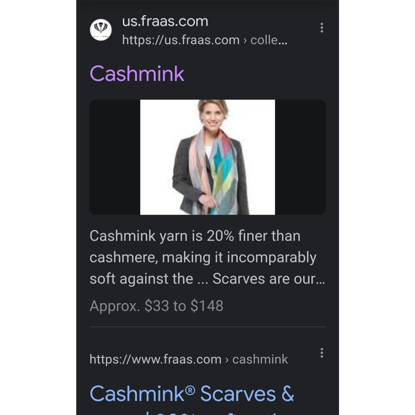 Other Cashmink Made In Germany Unisex Soft Scarf Size ONE SIZE - 9 Thumbnail