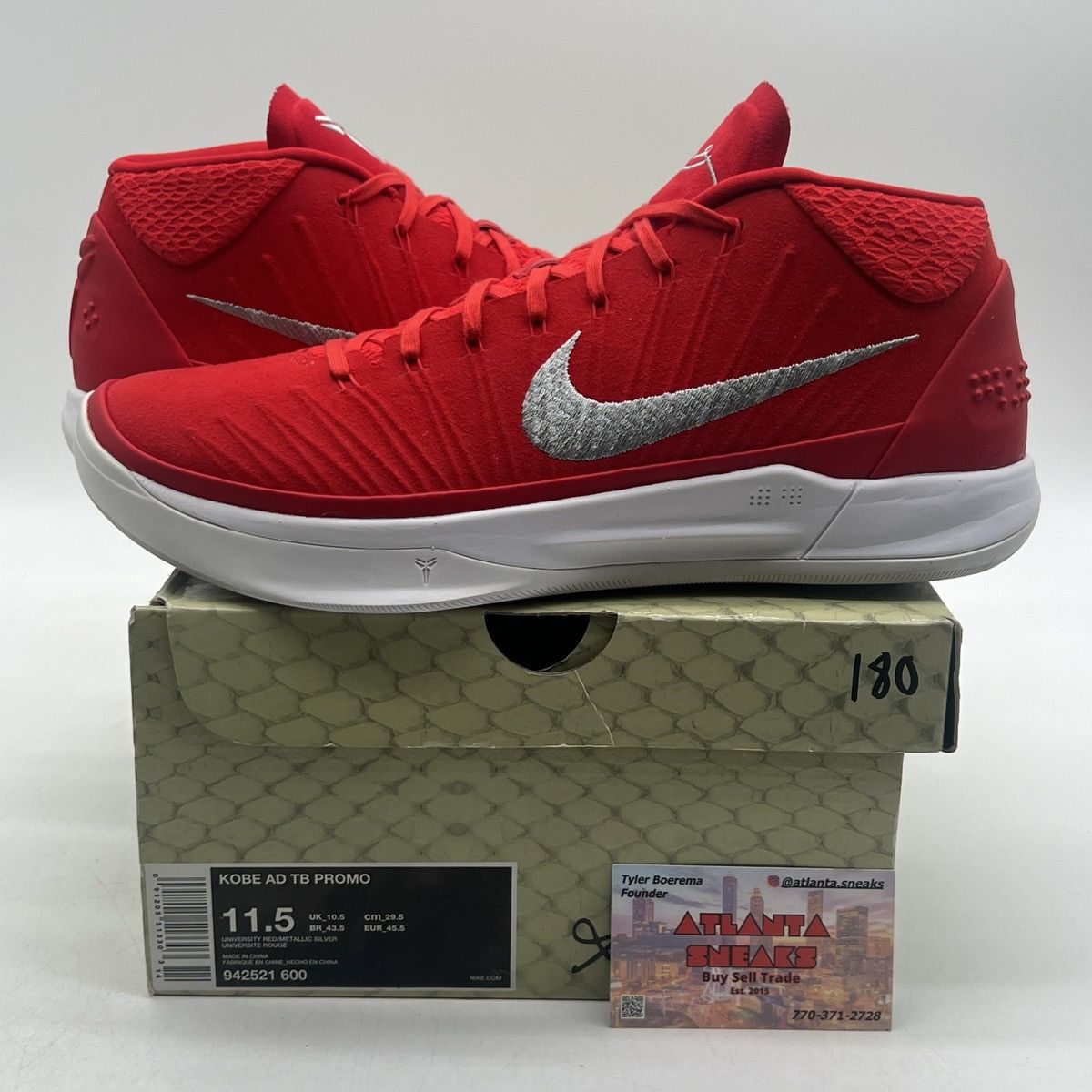 Nike Kobe a.d mid red Size US 11.5 / EU 44-45 - 1 Thumbnail