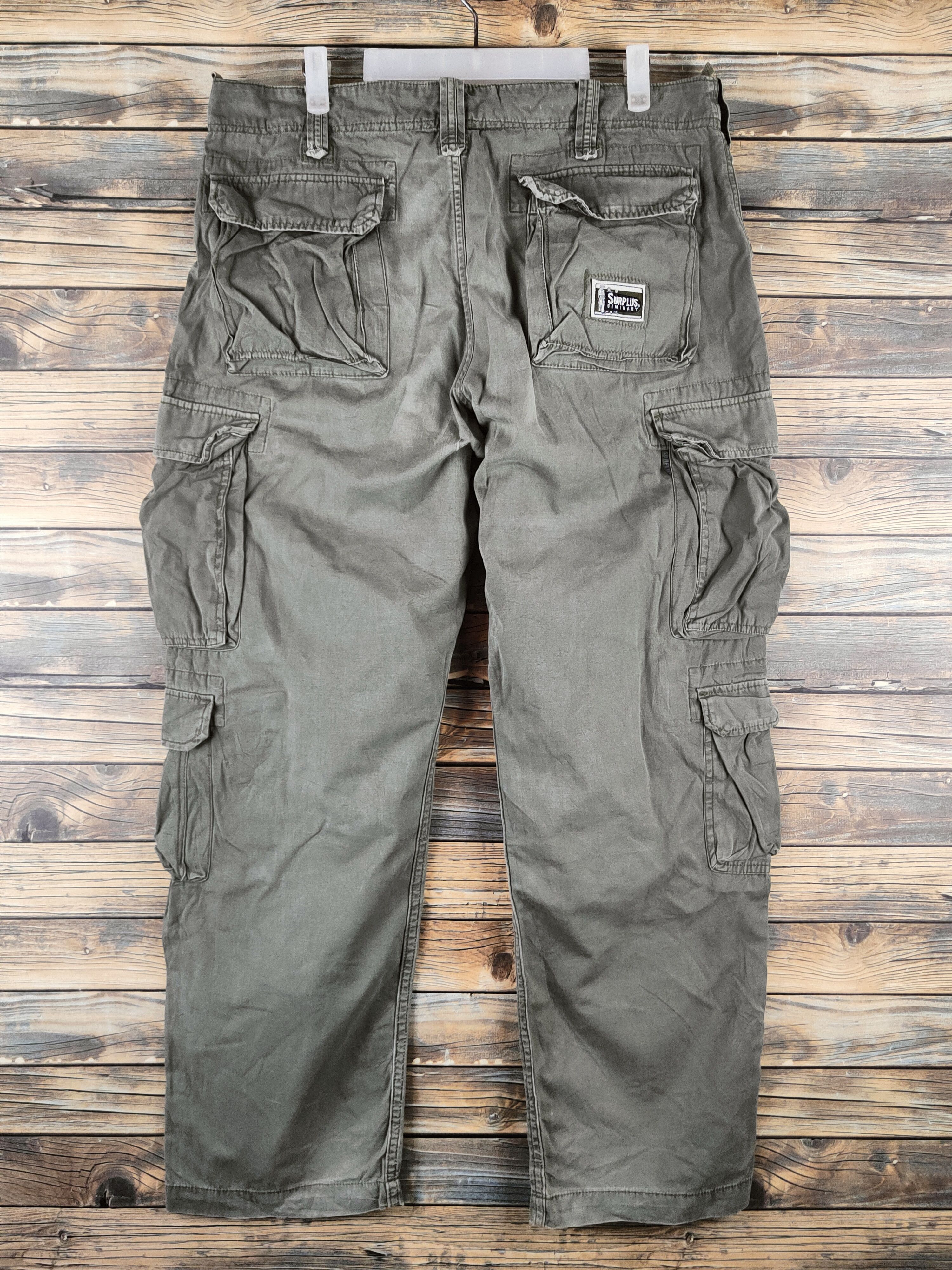 Generic Surplus DL Surplus Army Green Multipocket Cargo Pants #46-408 Size US 35 - 7 Thumbnail