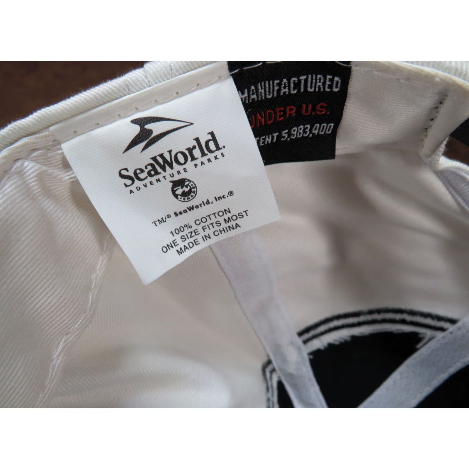 Vintage VINTAGE Sea World Shamu Killer Whale Orca Jumping 90s snapback Hat Black Unisex Adults Adjustable Size ONE SIZE - 8 Thumbnail