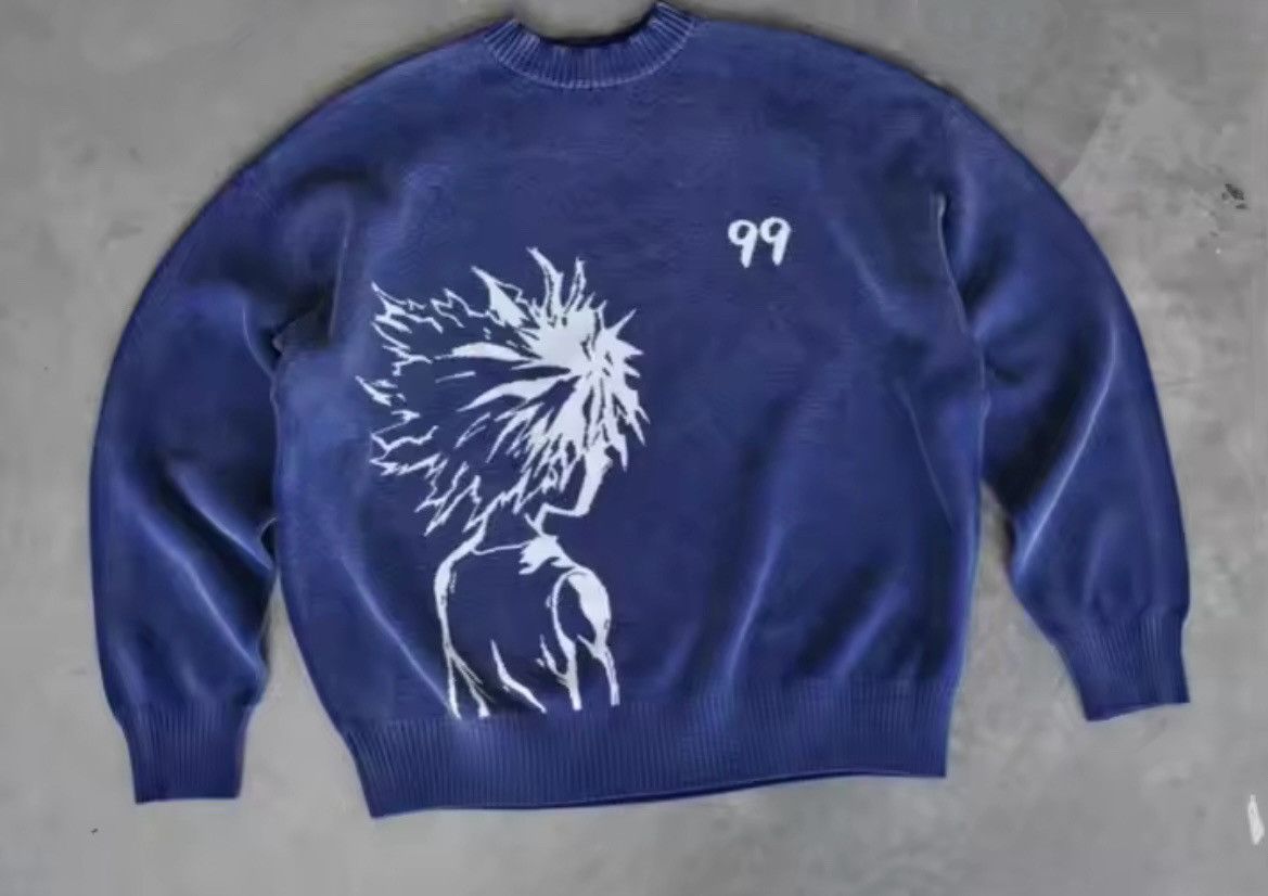 Other Street Vintage Retro Dragon Boy Anime Sweater Jacquard Size US M / EU 48-50 / 2 - 4 Thumbnail