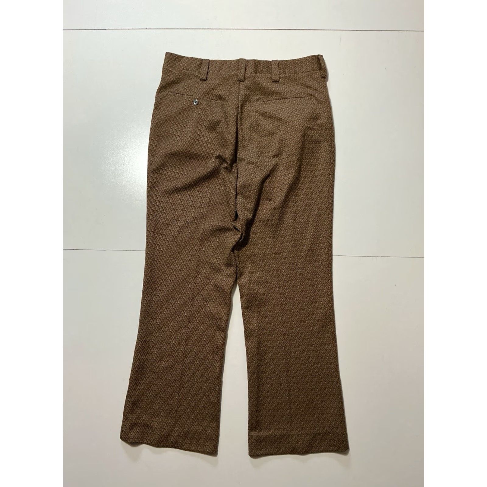 Etro VINTAGE 1970s Mod Groovy Retro Flare Leisure Pattern Print Disco Polyester Pants Unbranded 34W 28Inseam Mens? Womens? Size US 34 / EU 50 - 3 Thumbnail
