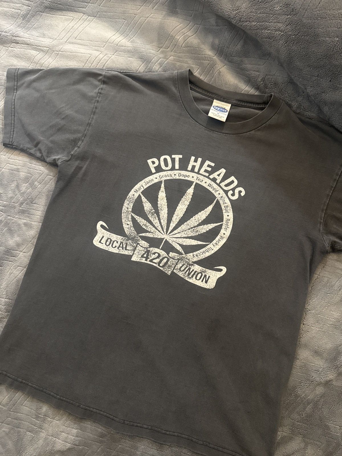 Vintage Vintage boxy Pot head 420 tee Size US M / EU 48-50 / 2 - 1 Thumbnail