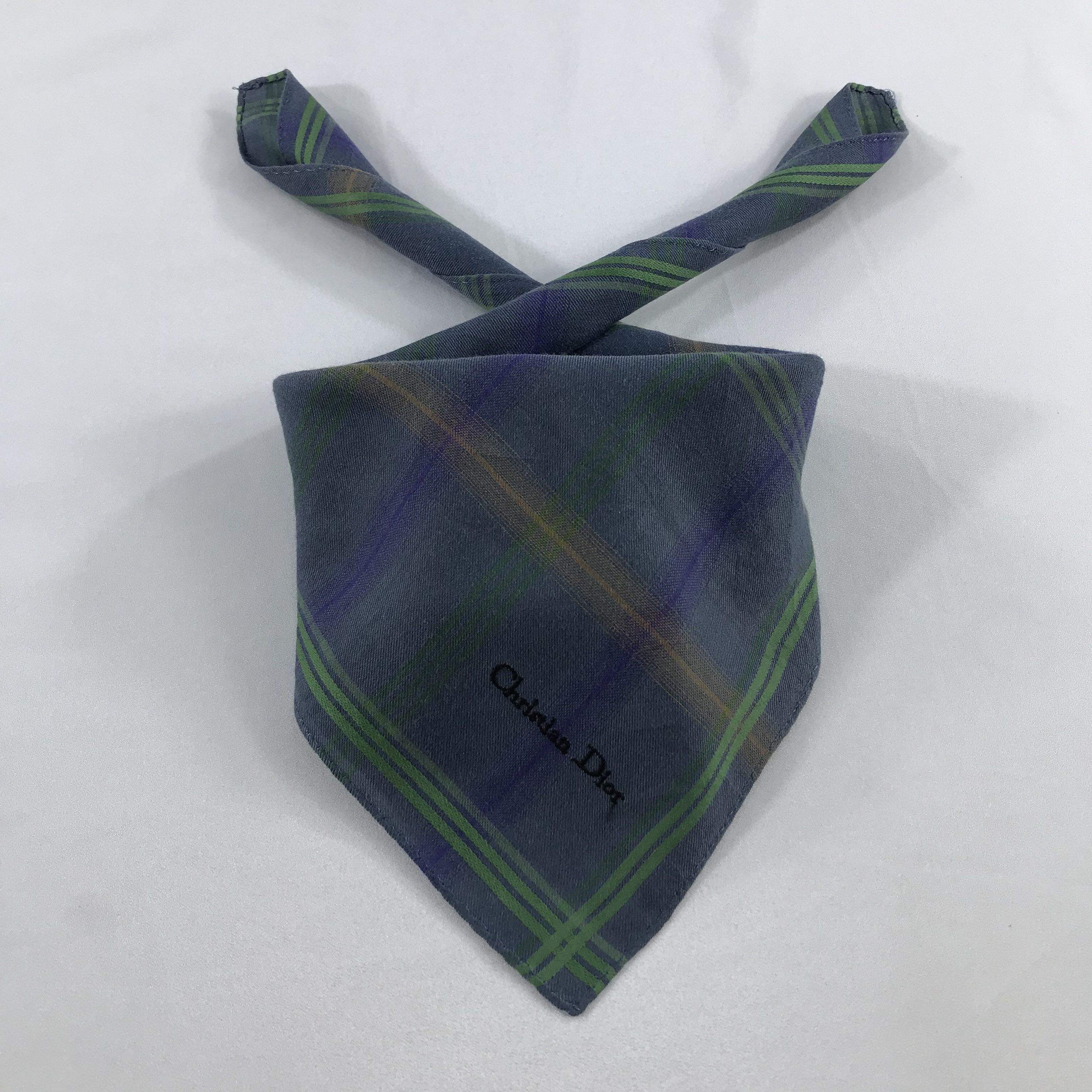 Vintage Christian Dior Bandana / Handkerchief / Neckerchief - S2062 Size ONE SIZE - 3 Thumbnail