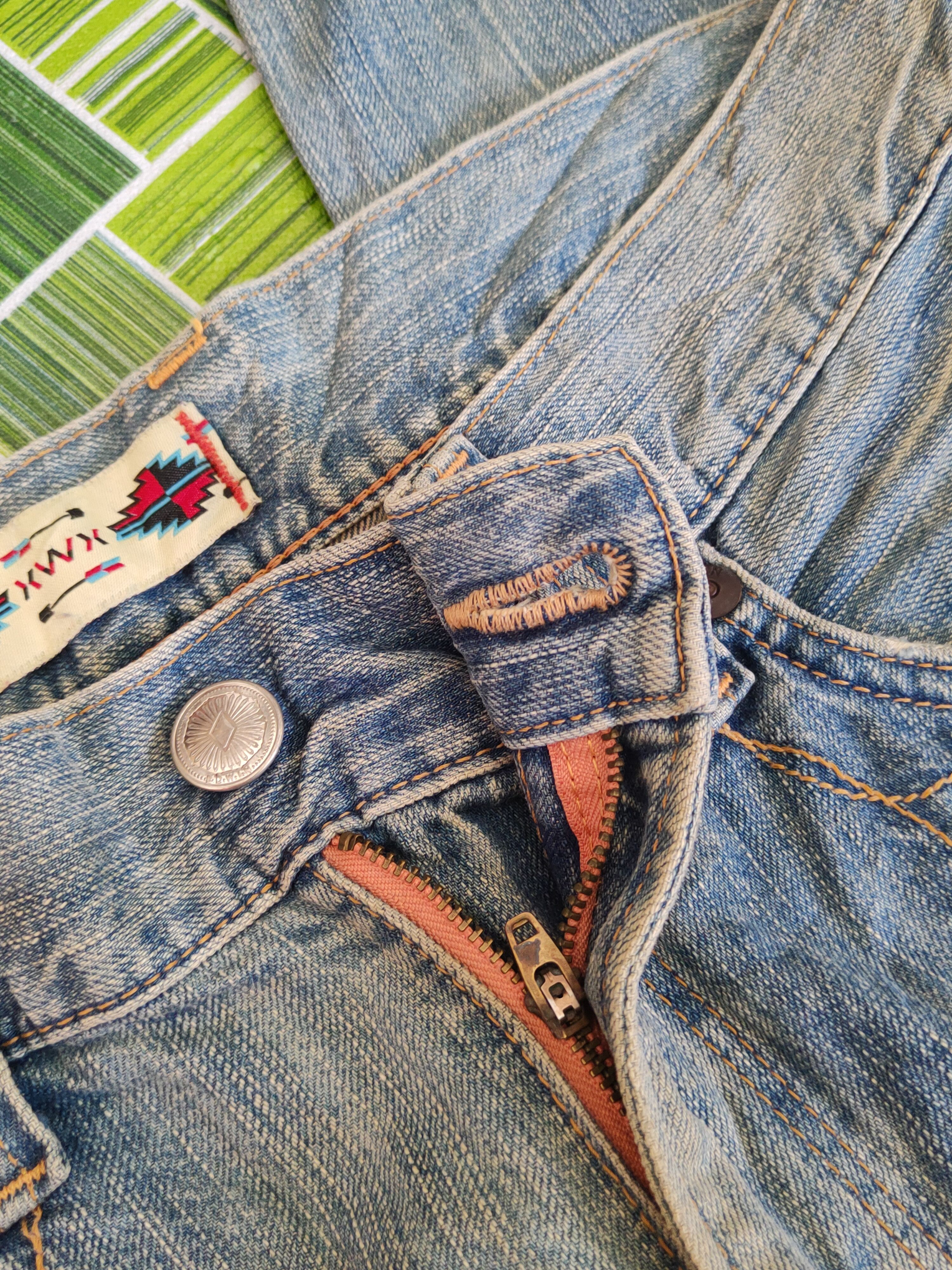 Edwin Edwin Blue Faded Distressed Ripped Jeans #S1768 Size US 32 / EU 48 - 13 Thumbnail