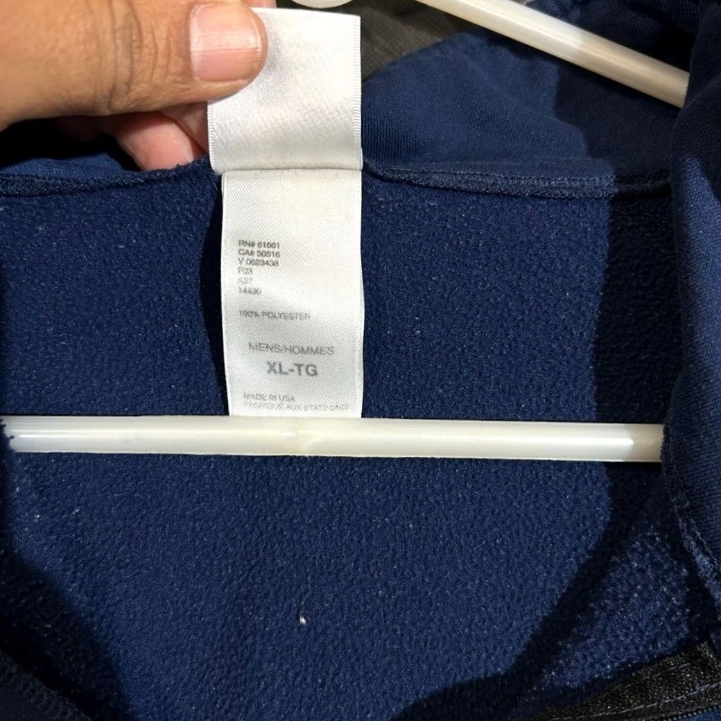 The North Face The North Face Navy Blue Fleece 1/4 Zip Pullover Long Sleeve Sweater Men XL Pullover Mens XL Blue Fleece Size US XL / EU 56 / 4 - 4 Thumbnail