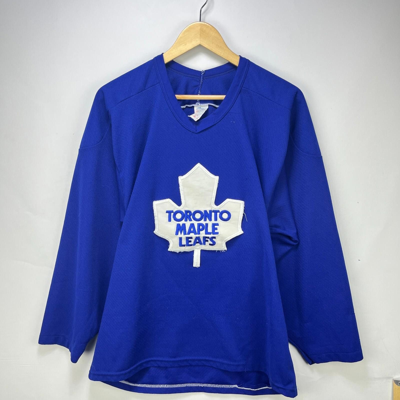 Ccm Vintage 90s CCM Toronto Maple Leafs CCM Jersey Medium Size ONE SIZE - 1 Thumbnail