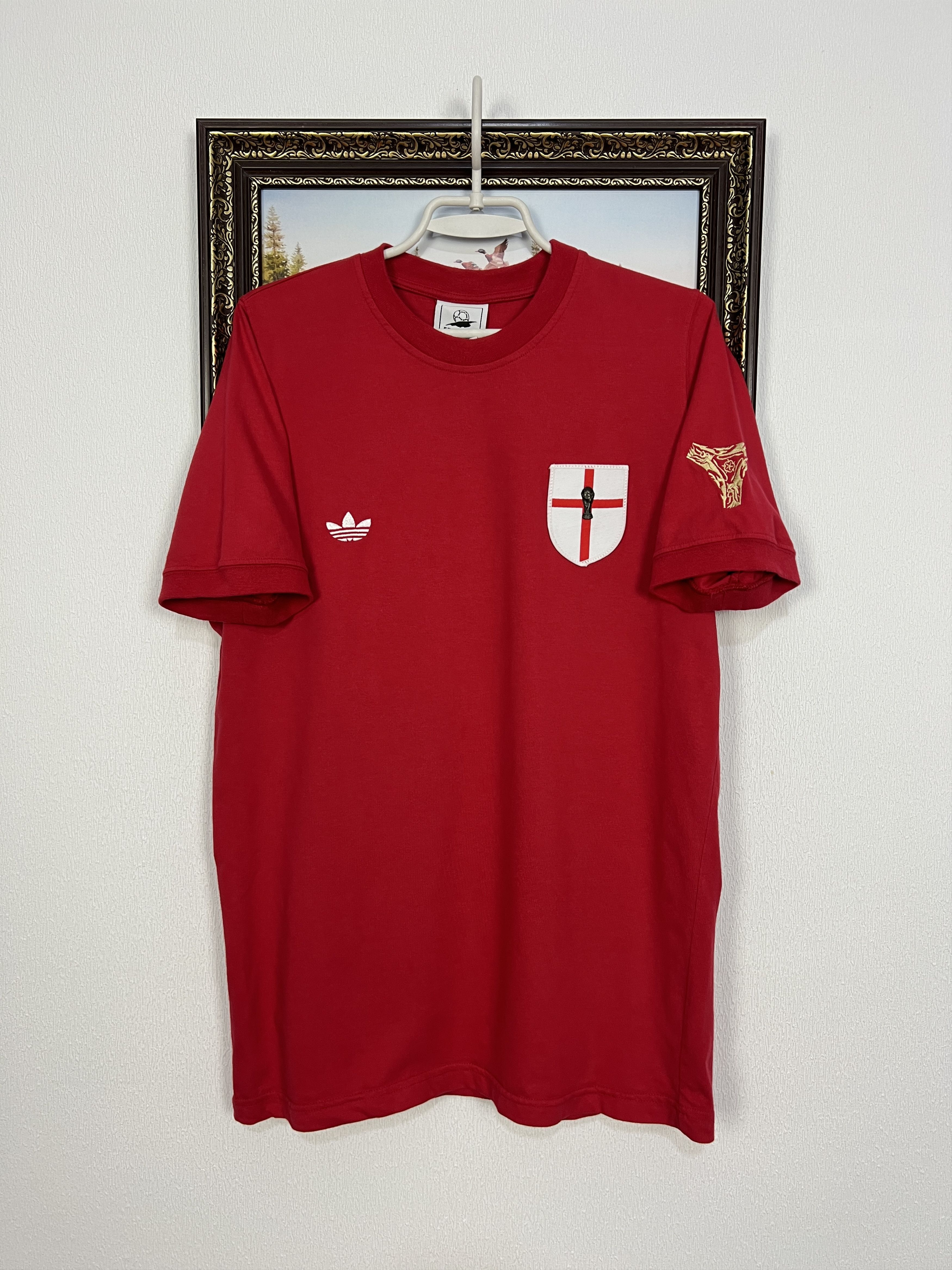 Adidas Vintage England Football Shirt World Cup Soccer Jersey Size US L / EU 52-54 / 3 - 1 Thumbnail