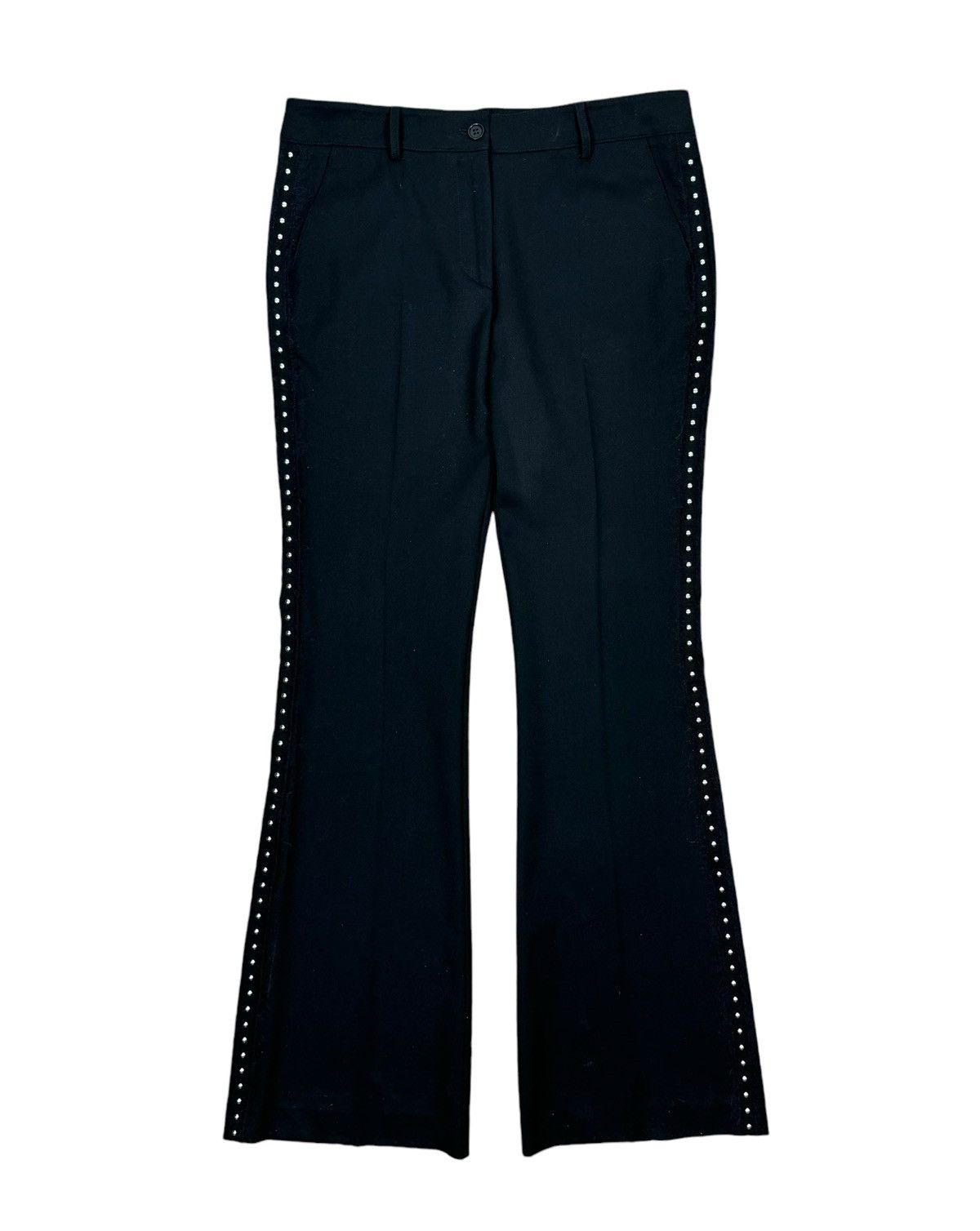 Other Parosh Flared Dress Pants Decorated Wool size M Size 28" / US 6 / IT 42 - 8 Thumbnail