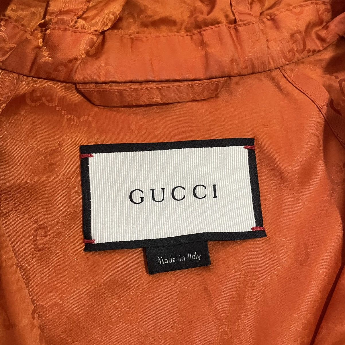 Gucci Gucci GG Monogram Orange Rare Light Jacket Luxury rap y2k Size US M / EU 48-50 / 2 - 10 Thumbnail
