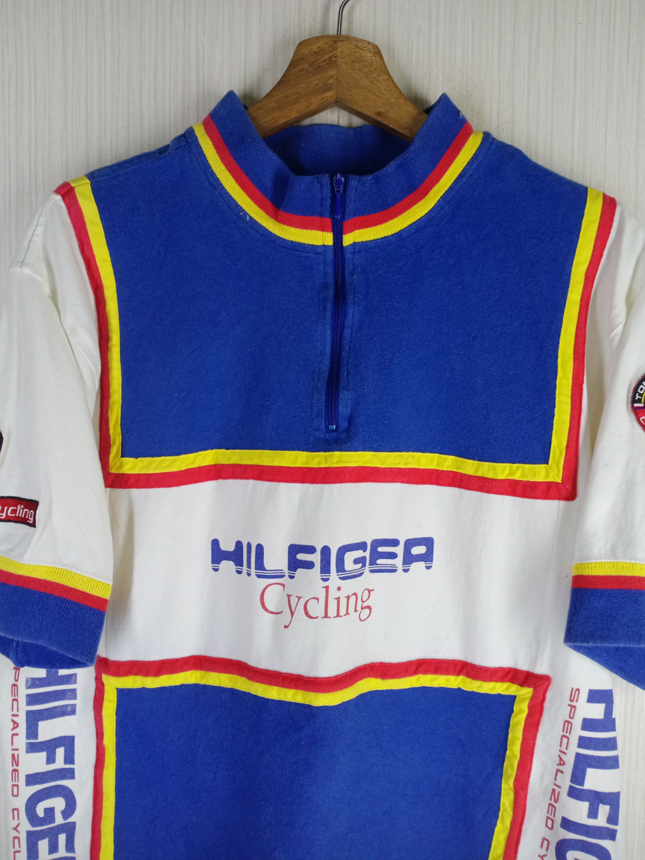 Tommy Hilfiger Rare Vintage 90s Tommy Hilfiger Cycling Gear Rcing Shirt Size US M / EU 48-50 / 2 - 3 Thumbnail
