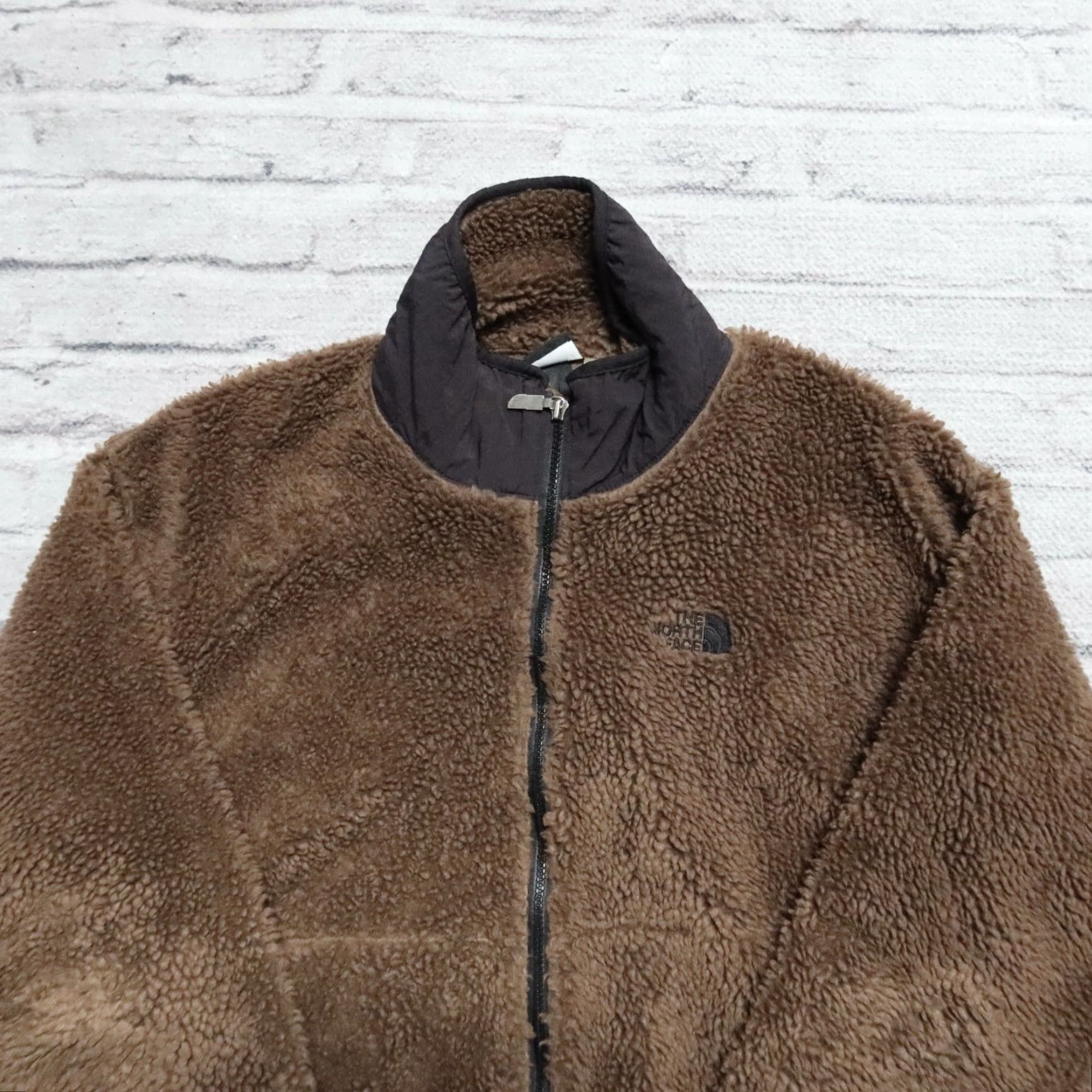 The North Face Vintage The North Face Jacket Mens XL Brown 90s Deep Pile Fleece Size US XL / EU 56 / 4 - 3 Thumbnail
