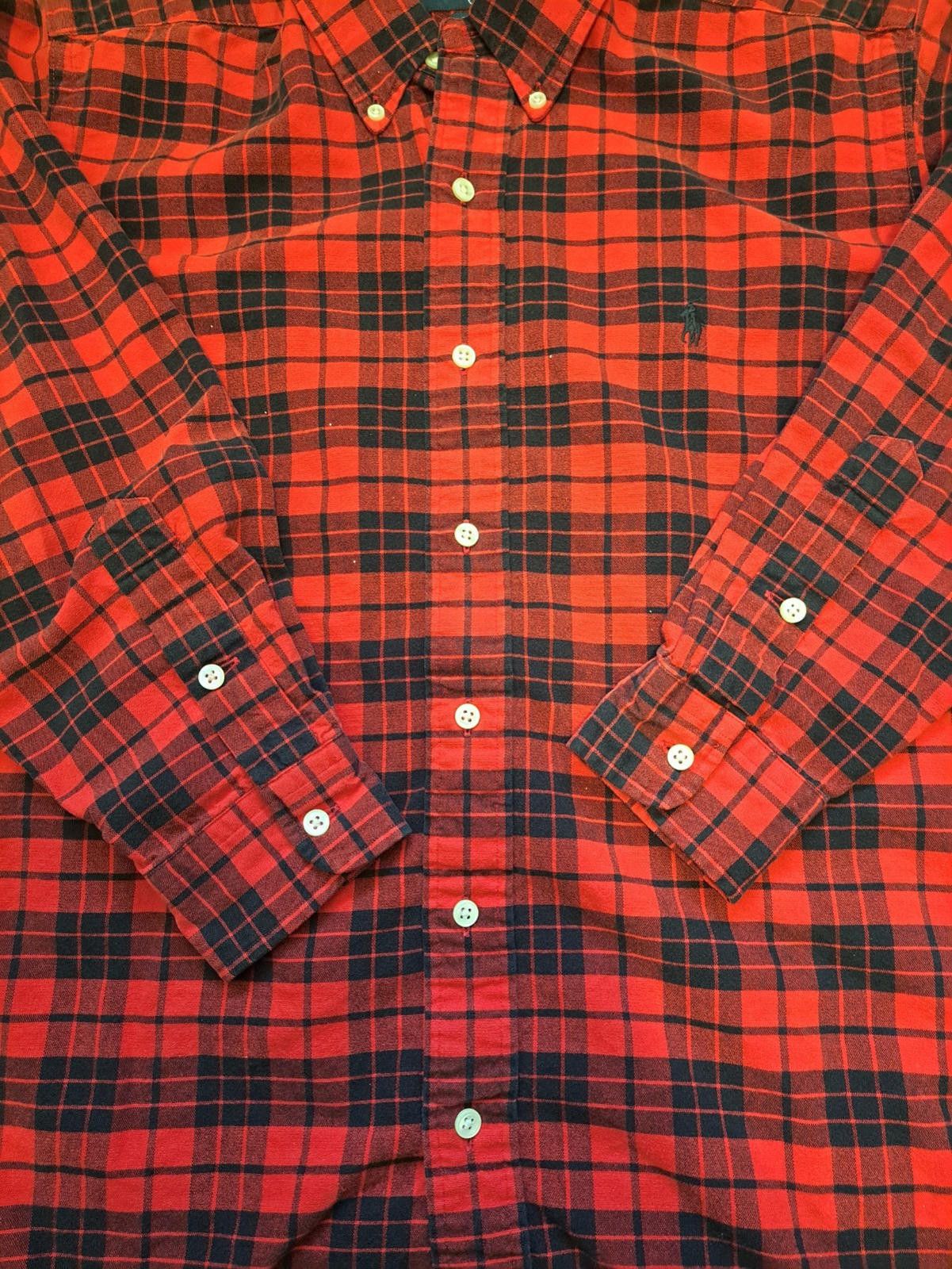 Polo Ralph Lauren VINTAGE Polo Ralph Lauren Button Down Shirt Small Red Plaid Size US S / EU 44-46 / 1 - 4 Thumbnail