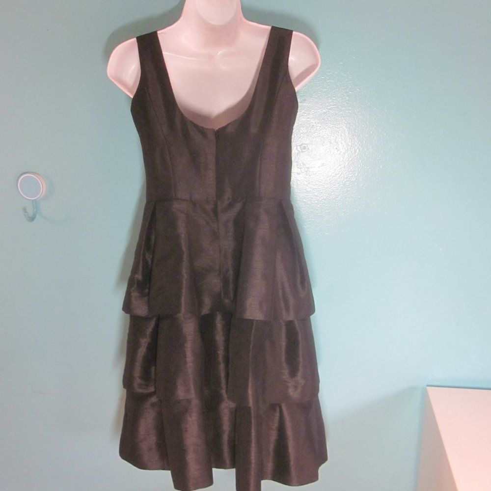 Samantha Sung Alfred Sung Black Tiered Party Dress Size 2 Size XS / US 0-2 / IT 36-38 - 4 Thumbnail