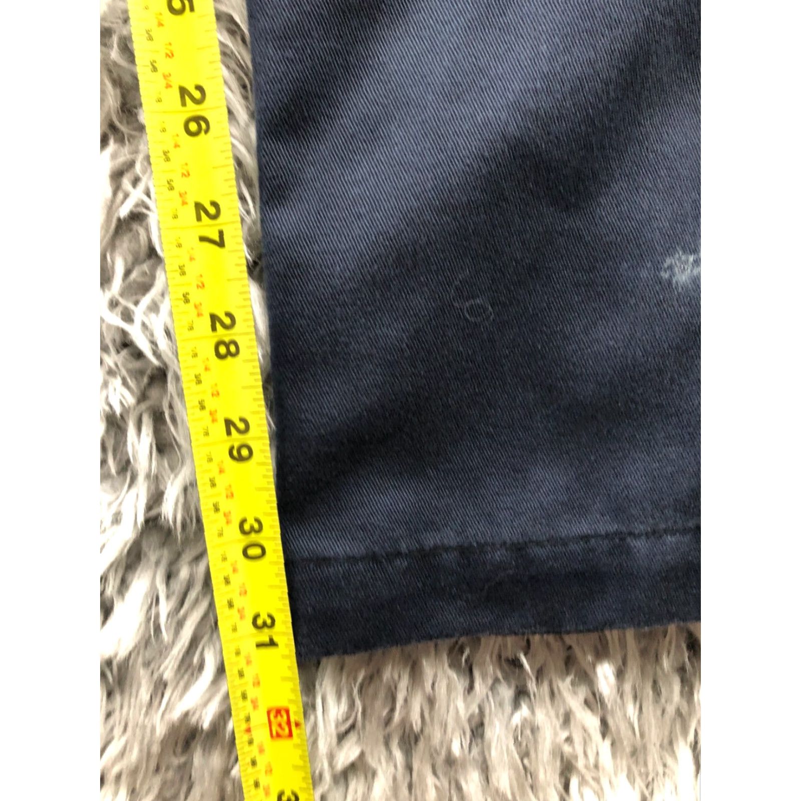 Izod VINTAGE IZOD American Chino Pants 36x32 Mens Dark Wash Blue Size US 36 / EU 52 - 3 Thumbnail