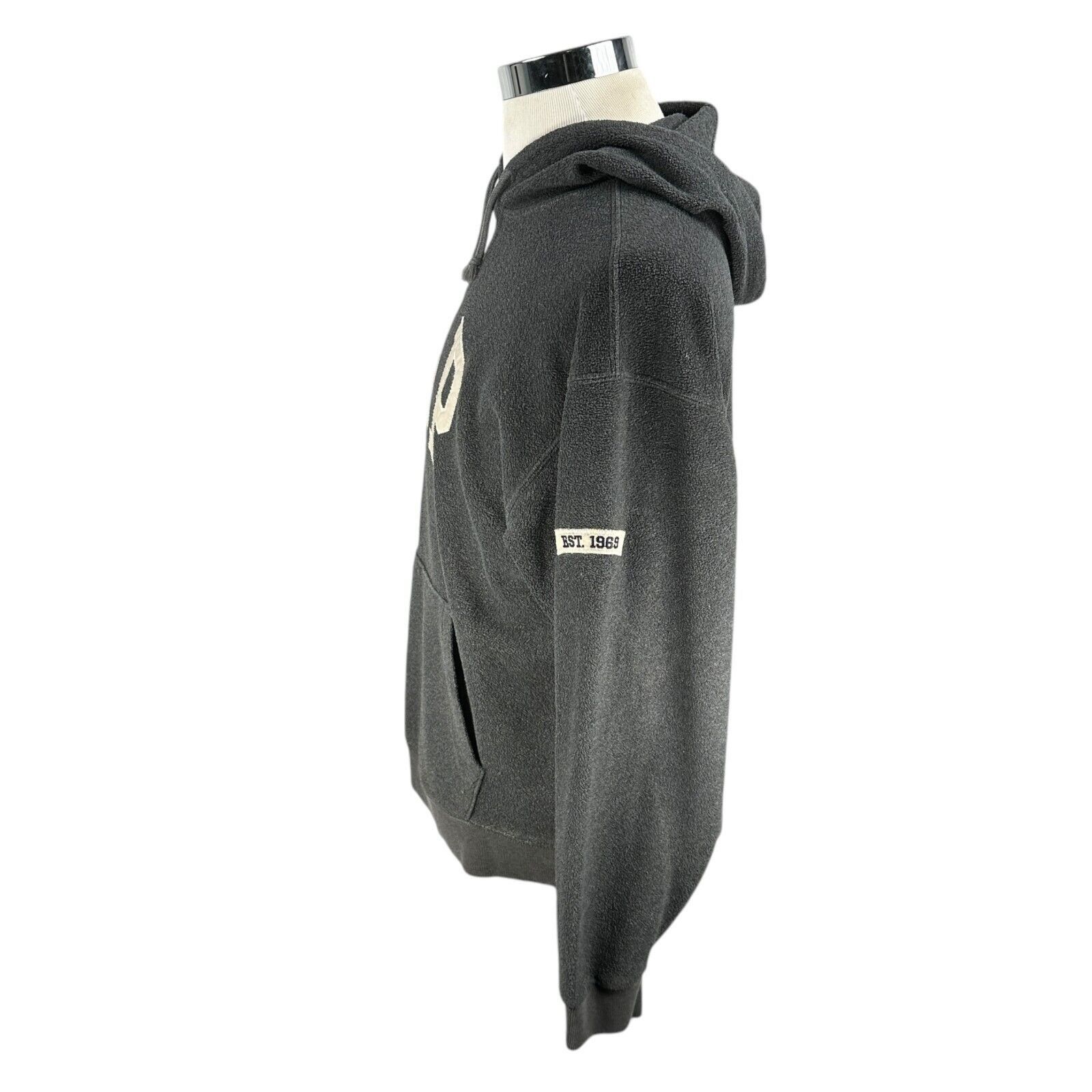 Gap Vintage Gap Fleece Hoodie Men’s Small Gray Spellout Pocket Size US S / EU 44-46 / 1 - 3 Thumbnail