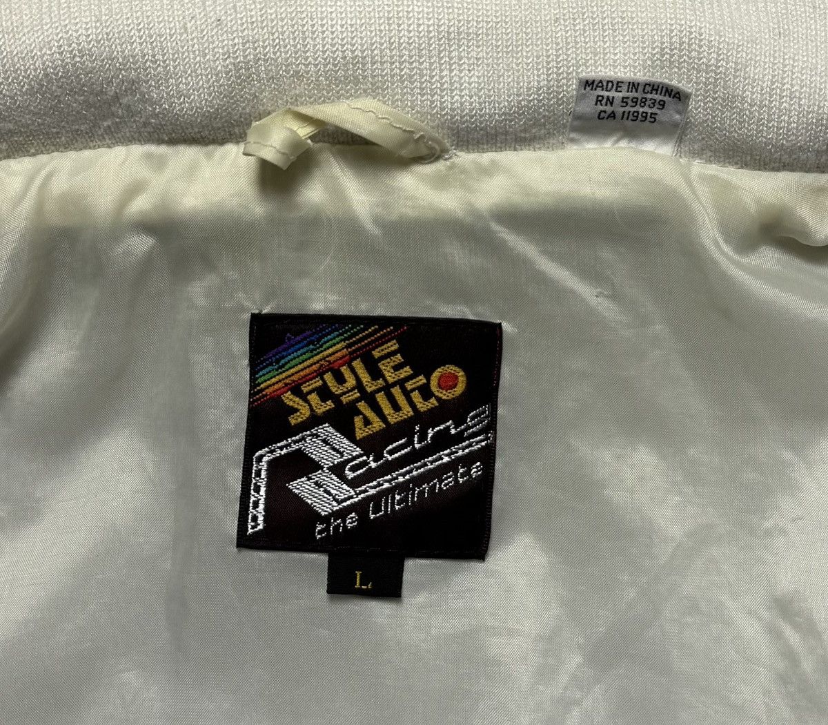 Vintage Corvette Nylon Racing Jacket Style Auto Vintage Rare Size US L / EU 52-54 / 3 - 15 Thumbnail
