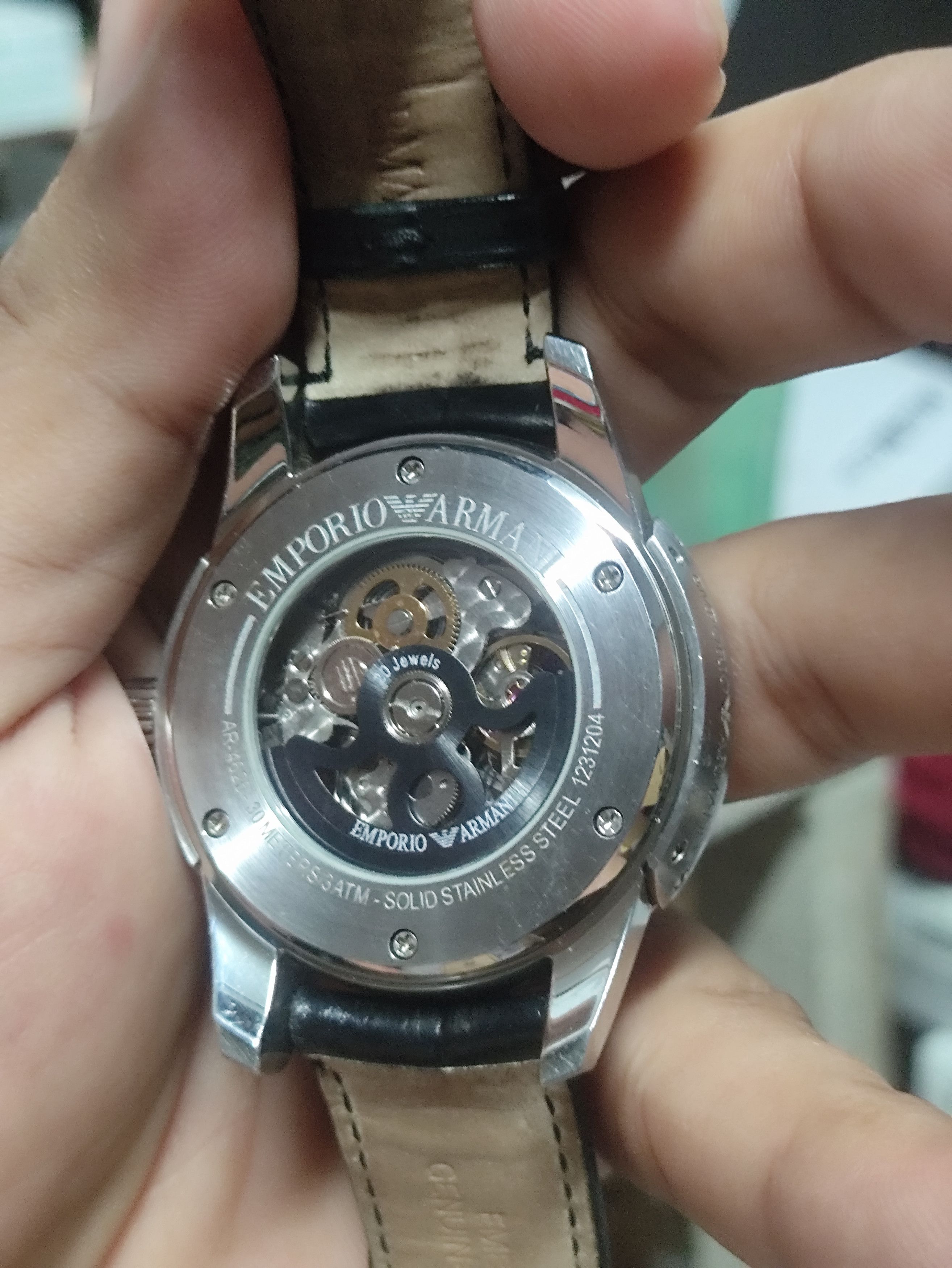 Emporio Armani × Vintage Luxury Vintage Emporio Armani WATCH AUTOMATIC ENGINE Size ONE SIZE - 2 Thumbnail