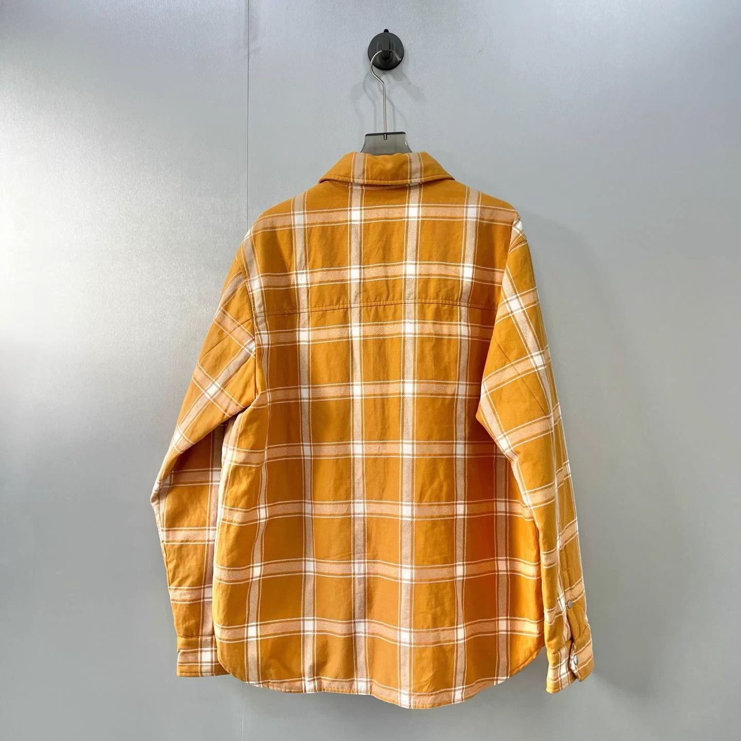 Moncler Moncler Plaid Shirt-Style Collared Cotton Jacket, Yellow Size US M / EU 48-50 / 2 - 2 Thumbnail
