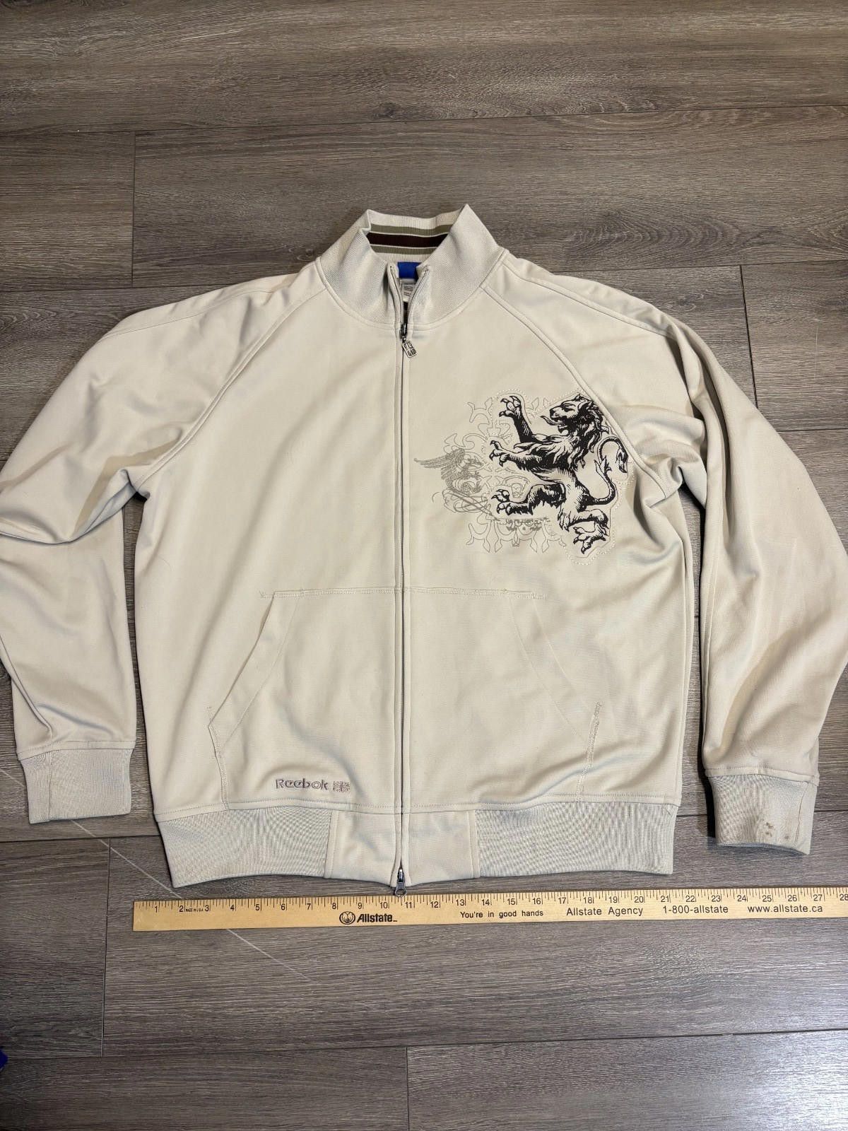 Reebok 🚨 REEBOK Track Jacket VTG 90s Full-Zip Y2K Lion Graphic L Size US L / EU 52-54 / 3 - 6 Thumbnail