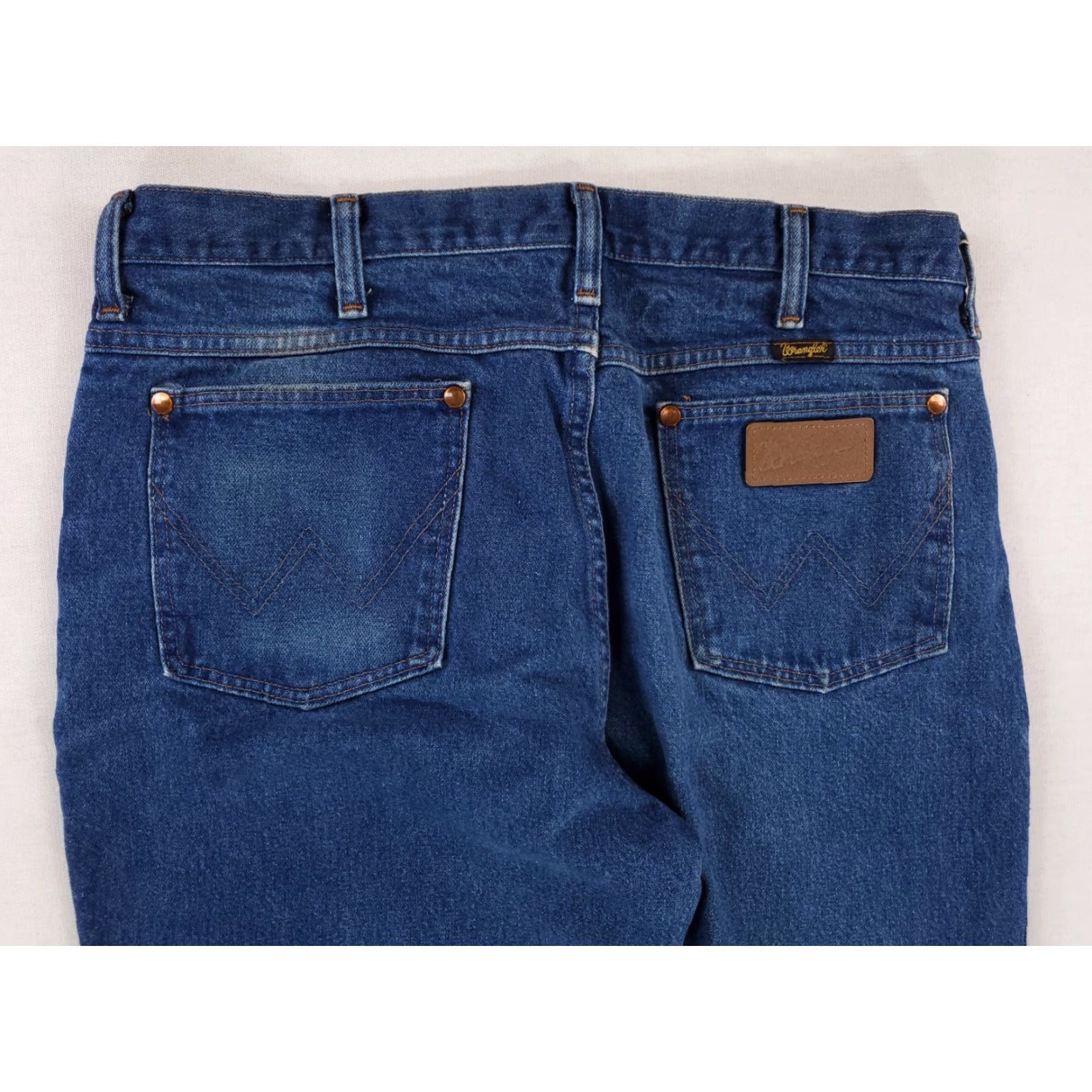 Wrangler VINTAGE Wrangler Jeans Western Wear Made USA Mens 36x31 Blue 90s VTG Straight 36x31 Men Size US 36 / EU 52 - 5 Thumbnail