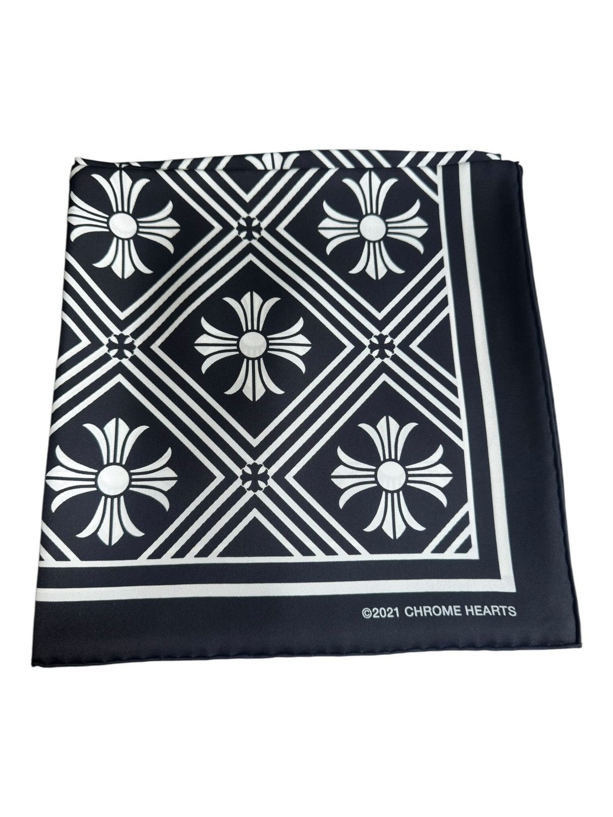 Chrome Hearts New Chrome Hearts Silk Scarf RARE Size ONE SIZE - 3 Thumbnail