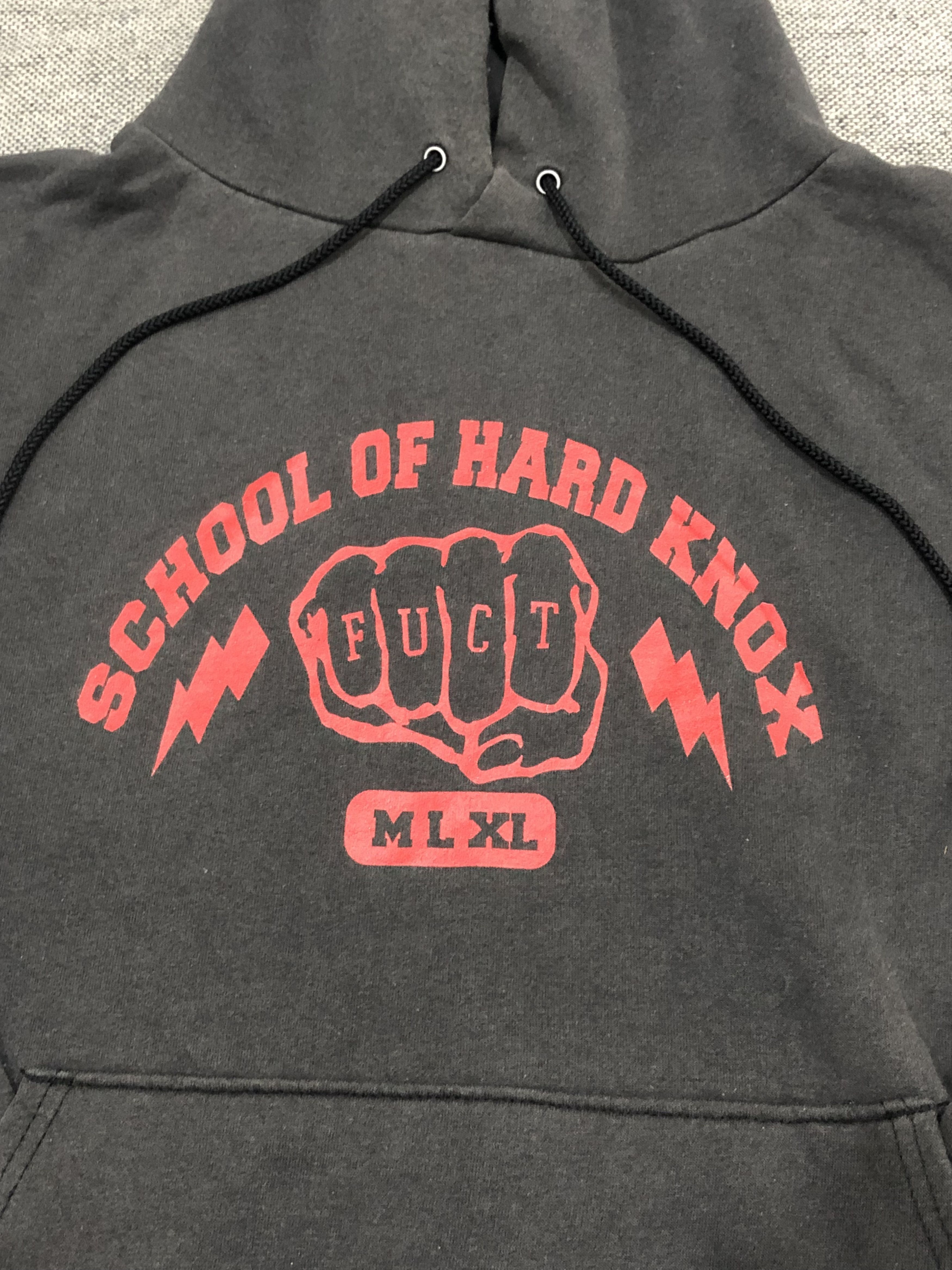FUCT Rare FUCT School of Hard Knocks Hoodie Archive Streetwear Size US XL / EU 56 / 4 - 4 Thumbnail