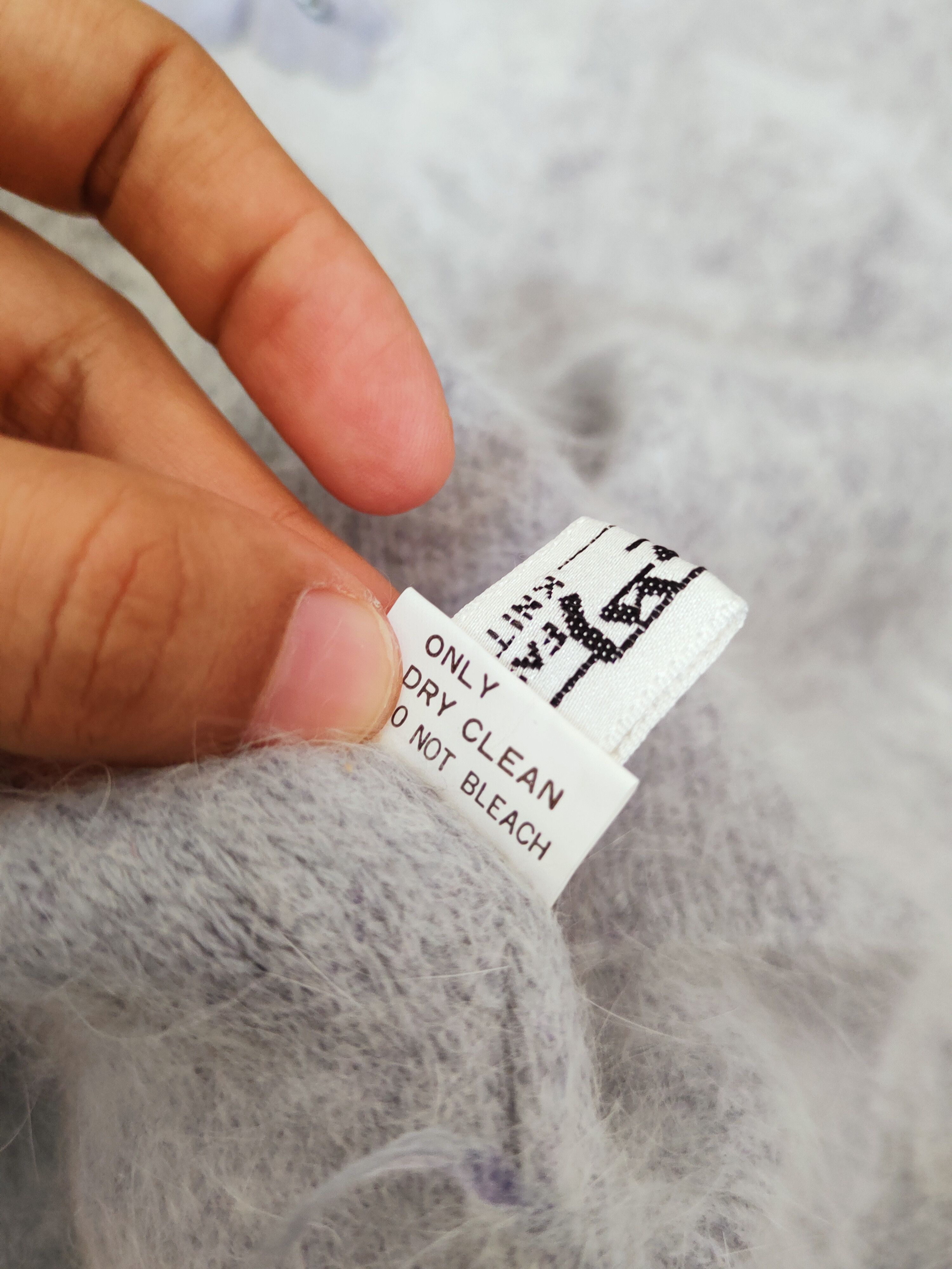 Homespun Knitwear × Japanese Brand × Vintage Japan vintage Gray Shag Shaggy Fur Mohair Knitwear #W757 Size XS / US 0-2 / IT 36-38 - 13 Thumbnail