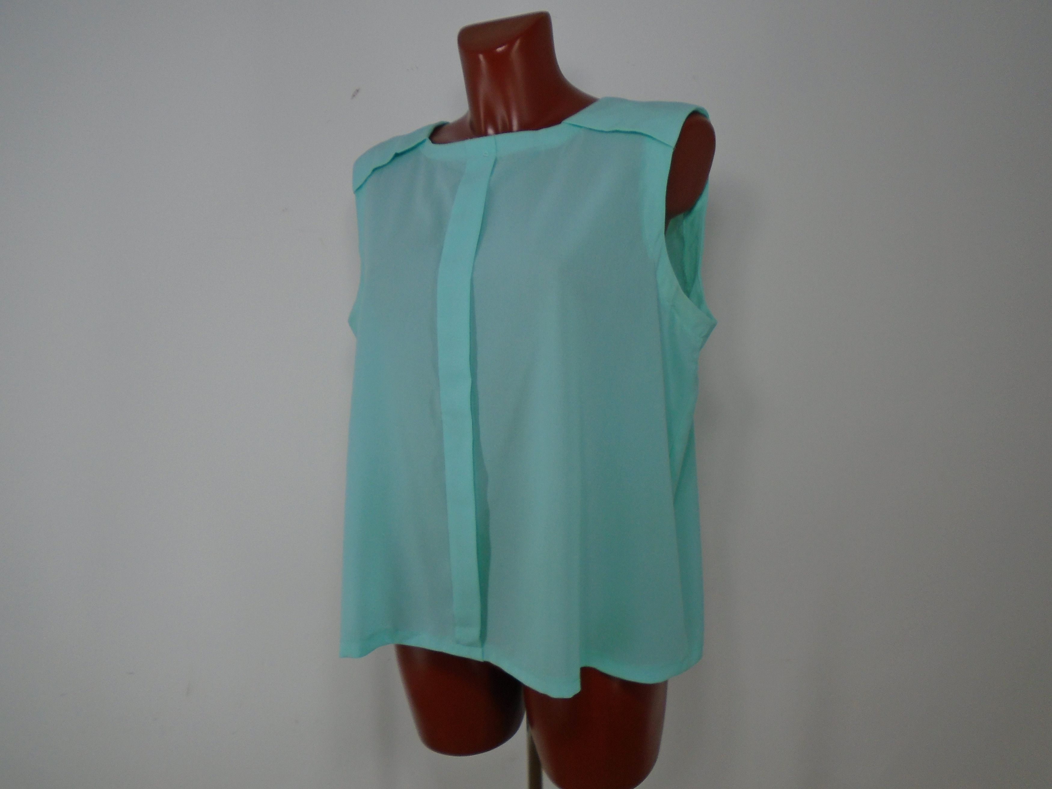 Vintage Women's Blouse D'Cero. Blue. L. Used. Very good condition Size L / US 10 / IT 46 - 2 Thumbnail