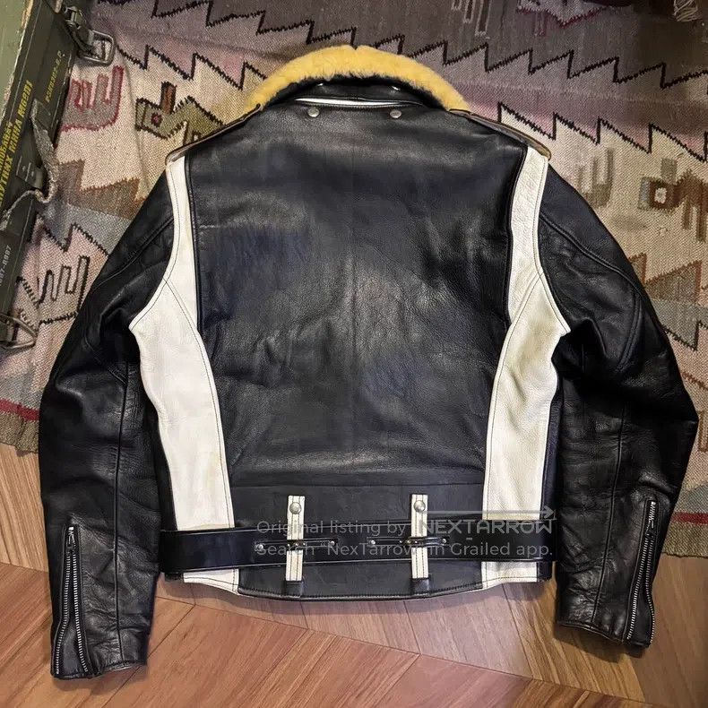 The Real McCoy's The Real McCoys Co-branded knight jacket leather jacket Size US L / EU 52-54 / 3 - 2 Thumbnail
