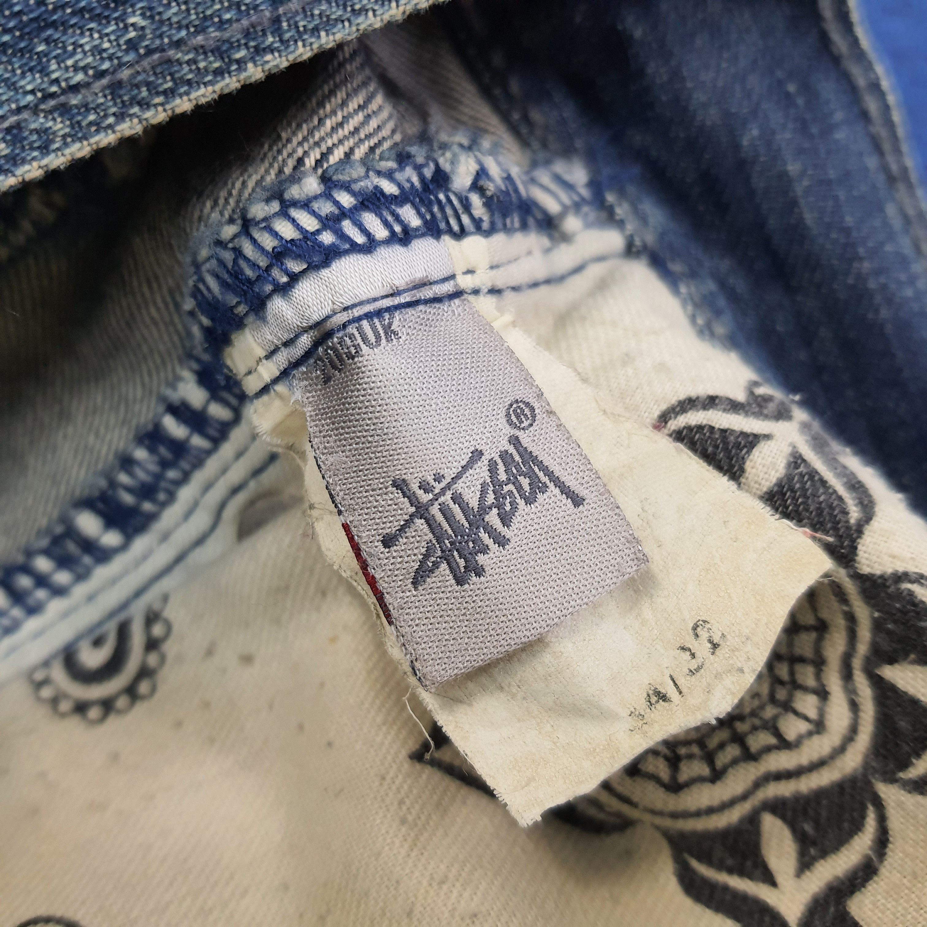 Stussy Vintage Stussy Authentic Workgear Custom Logo Jeans C265N5 Size US 34 / EU 50 - 11 Thumbnail