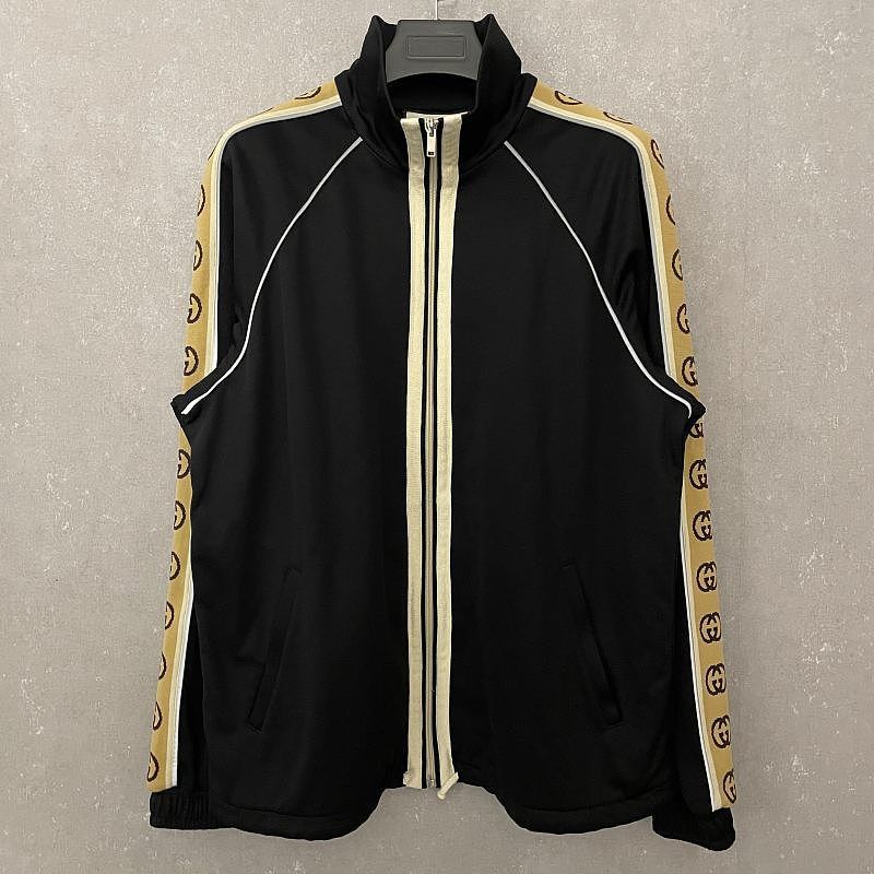 Gucci Gucci Logo Stripe Track Jacket Size L Size US L / EU 52-54 / 3 - 1 Thumbnail