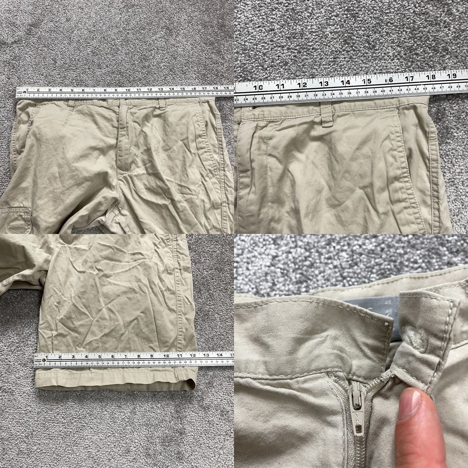 Vintage Columbia Cargo Shorts Mens 36 Brown Cotton Flat Front Casual Outdoor Active 36x9 Size US 36 / EU 52 - 8 Thumbnail