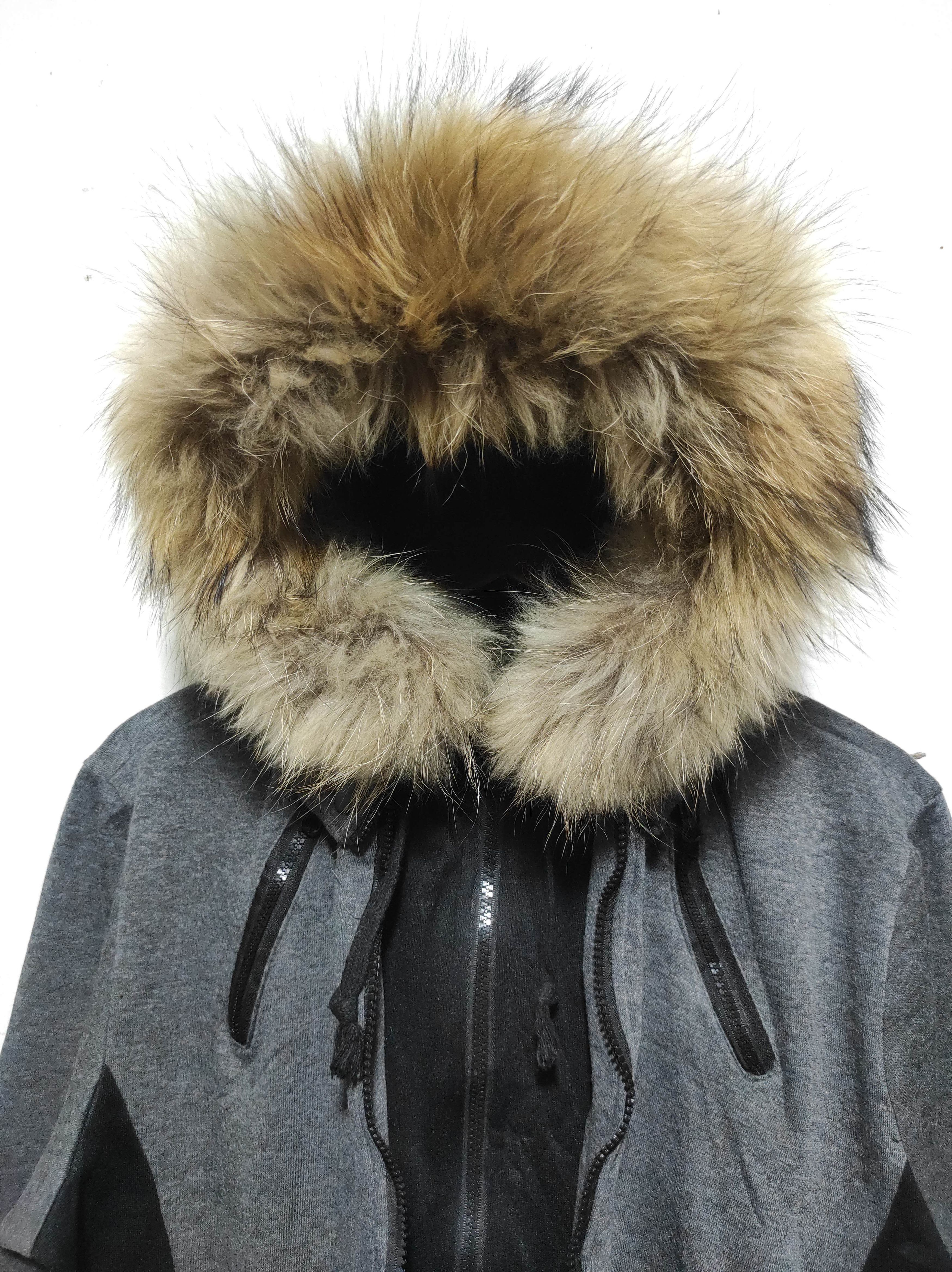 Hysteric Glamour Gray Double Layer Zipper Fur Hoodie Lgb Style Size US S / EU 44-46 / 1 - 3 Thumbnail