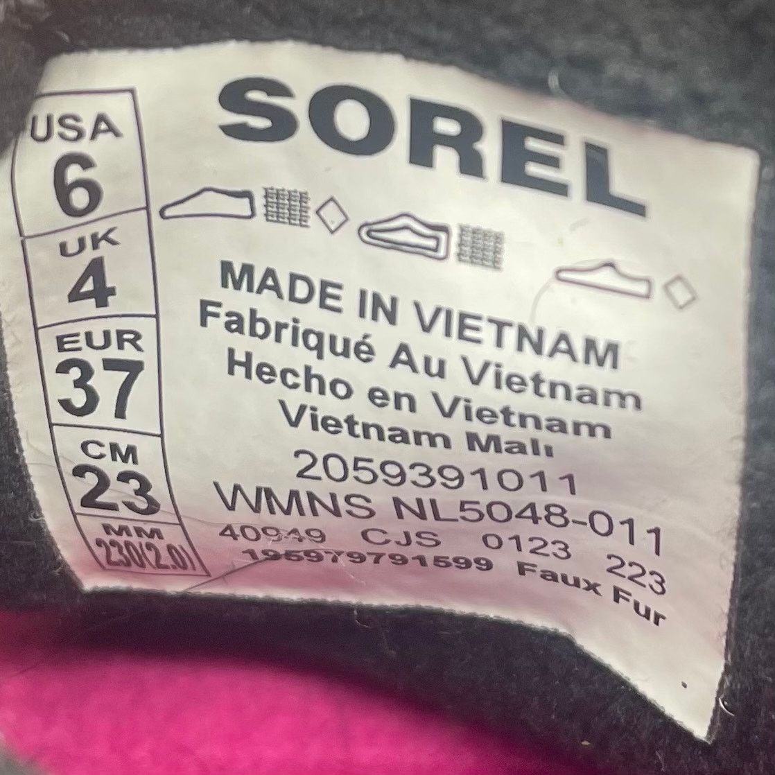 SOREL Sorel ONA Chukka Waterproof Boots Black Winter Faux Fur 6 Size US 6 / IT 36 - 7 Thumbnail